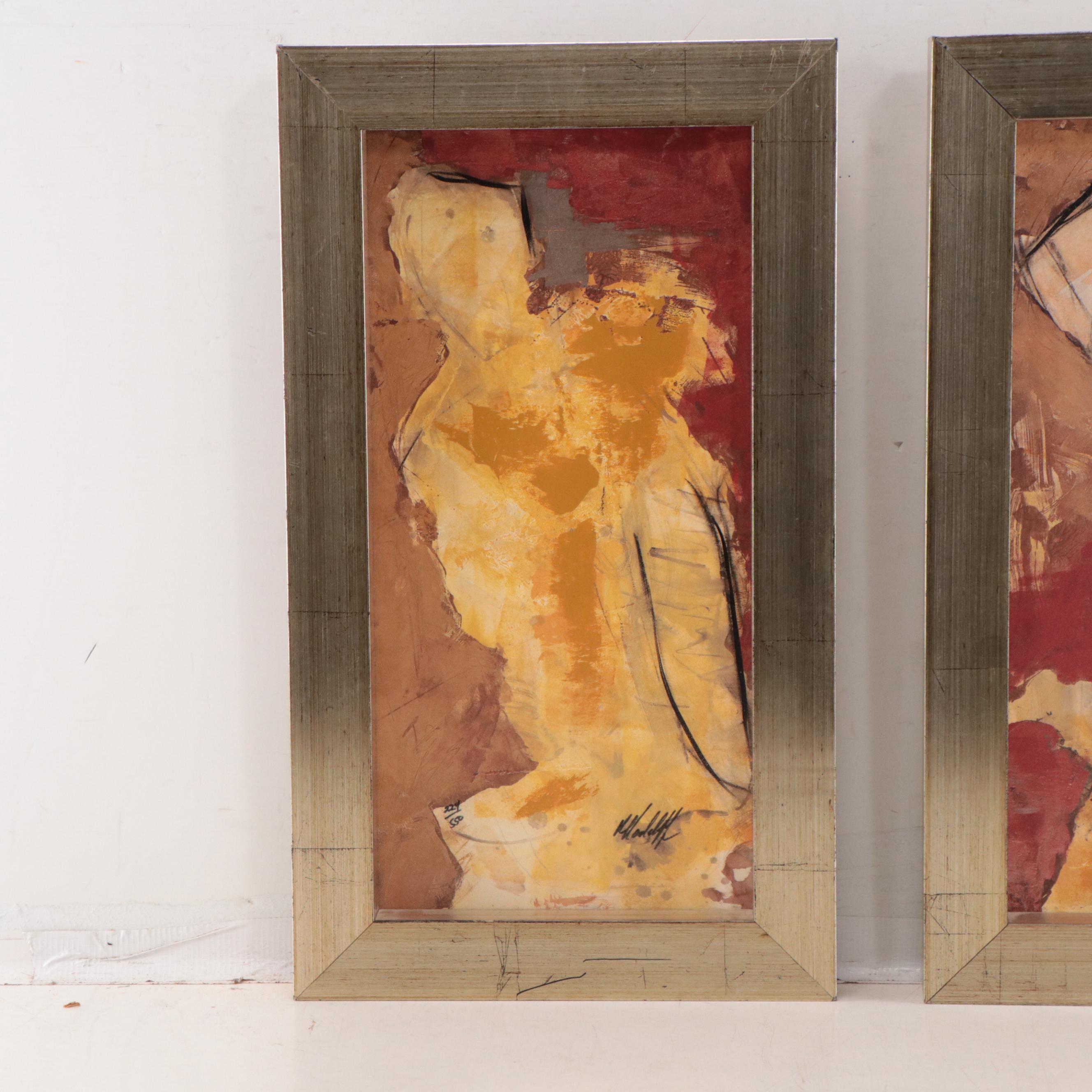 Ryan Radcliffe Giclées "Release One" "Release Three," Late 20th Century