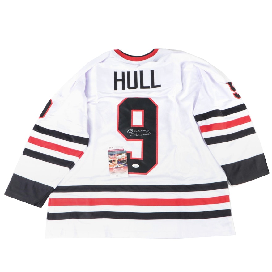 Bobby Hull Signed Chicago Blackhawks Hockey Jersey