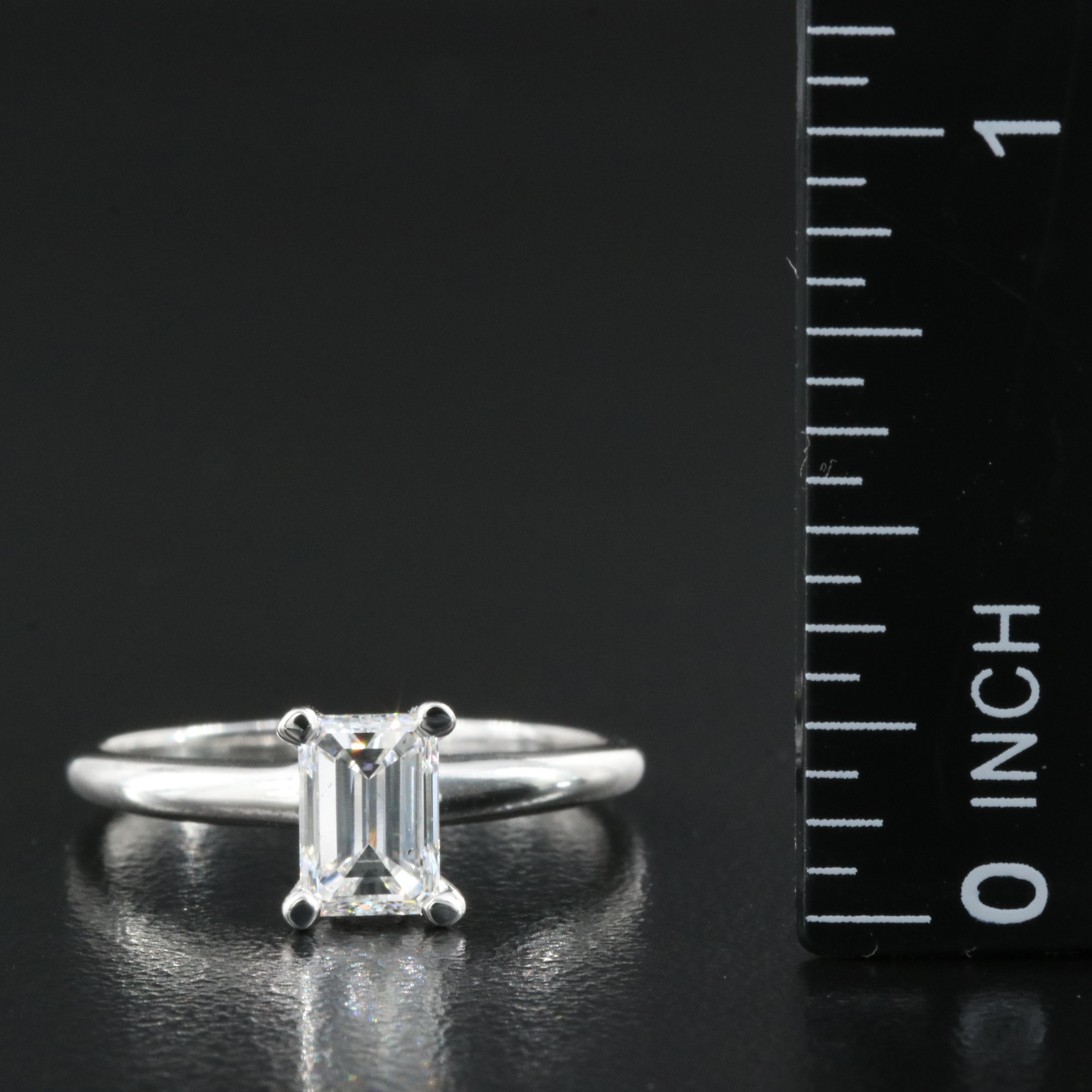 14K 0.96 CT Lab Grown Diamond Solitaire Ring
