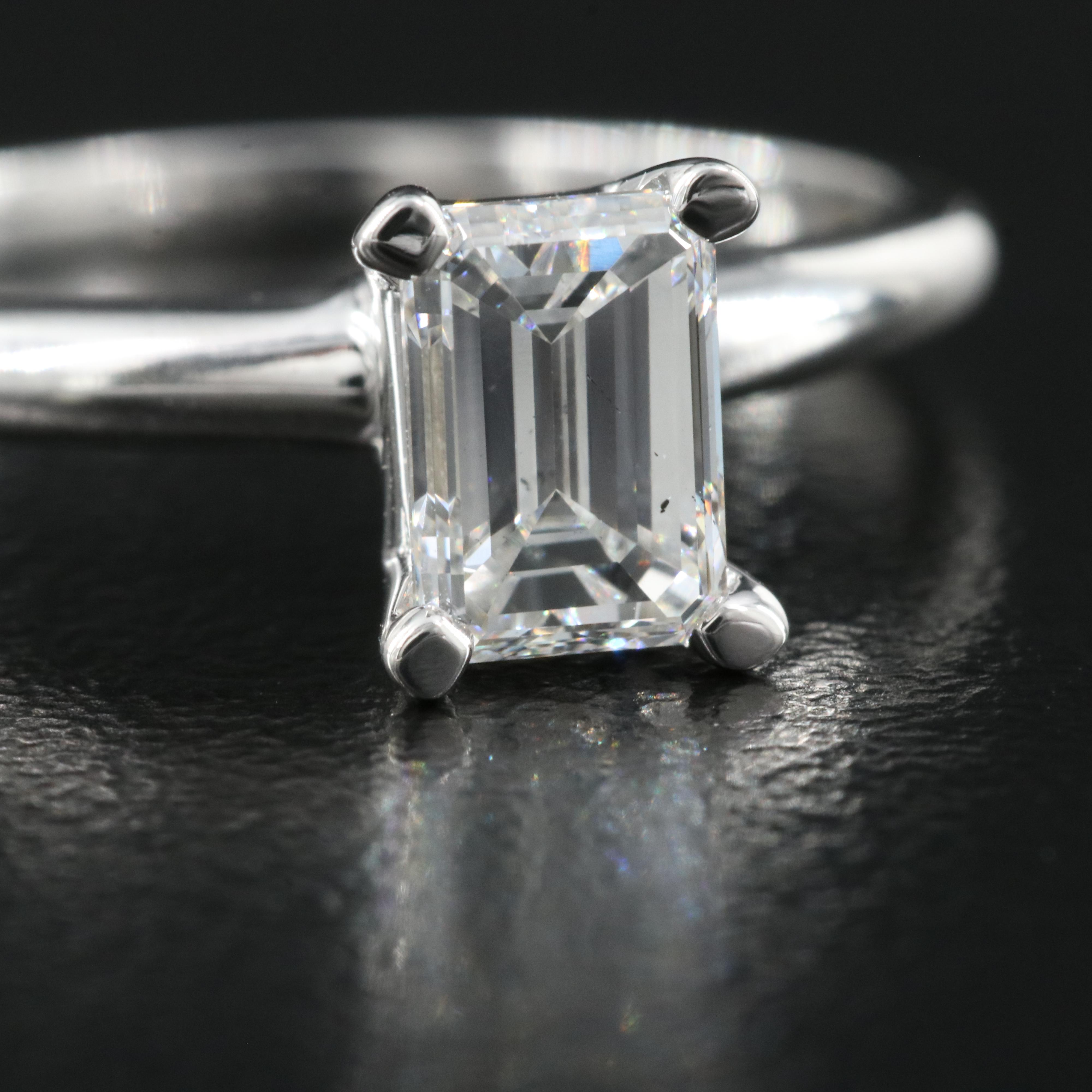 14K 0.96 CT Lab Grown Diamond Solitaire Ring