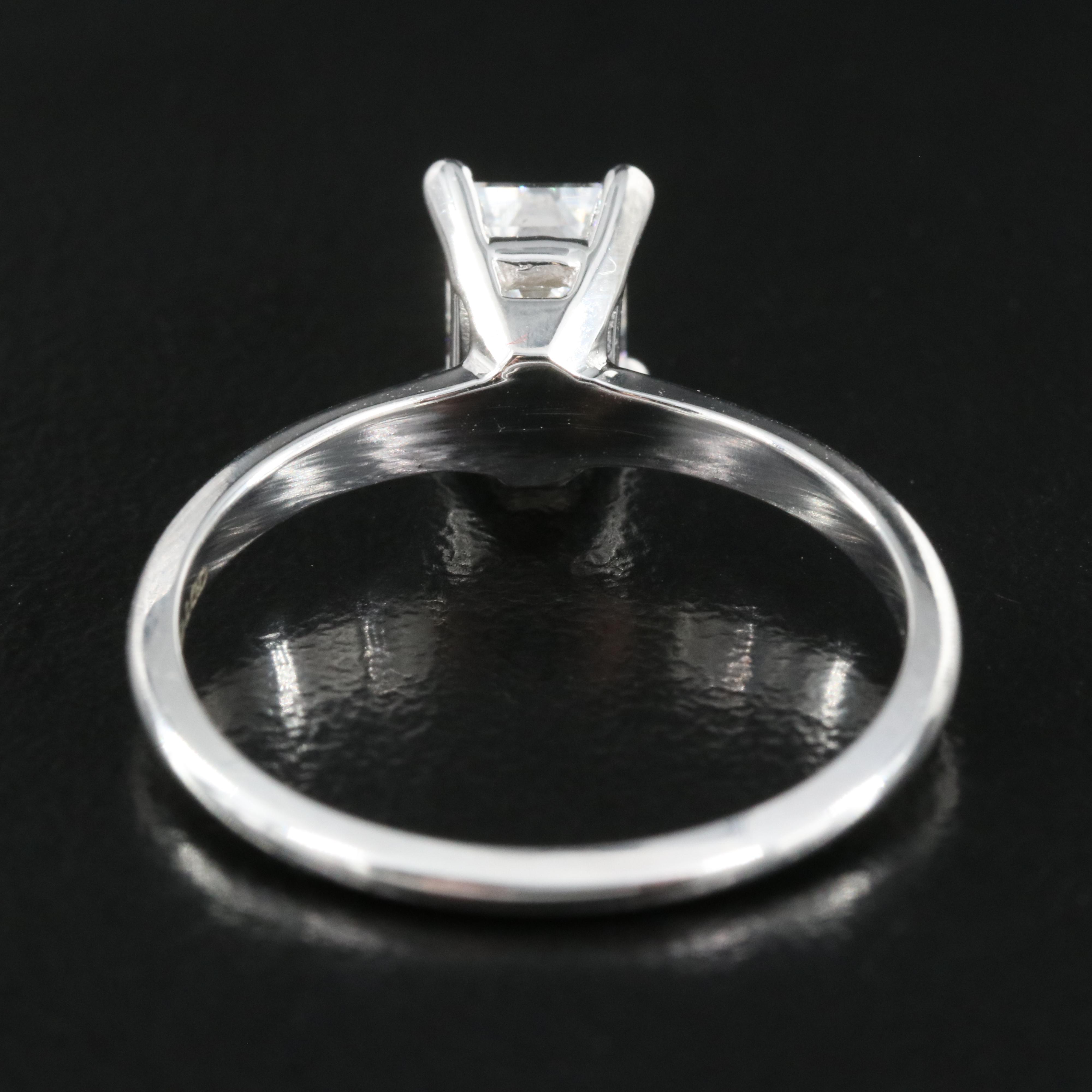 14K 0.96 CT Lab Grown Diamond Solitaire Ring
