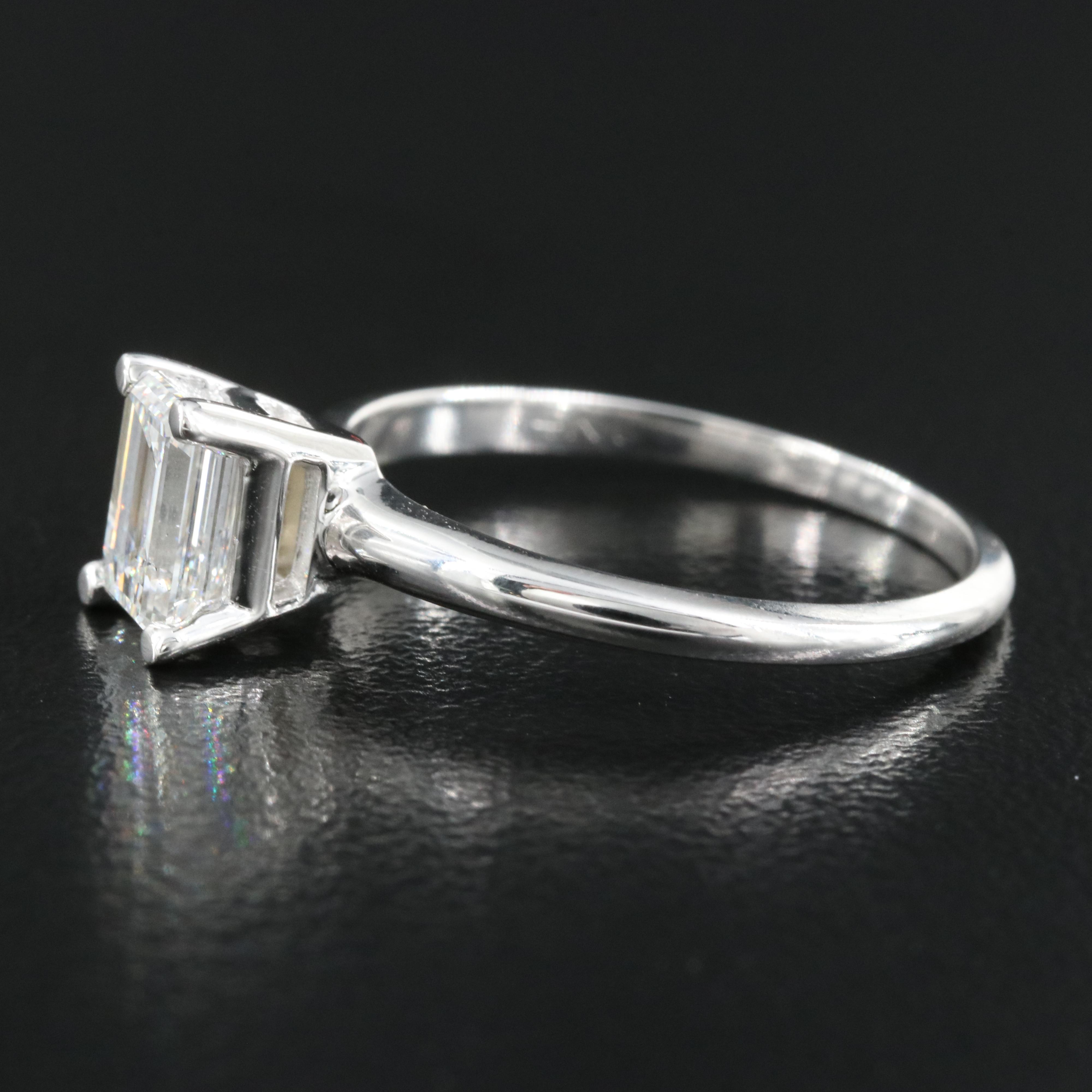 14K 0.96 CT Lab Grown Diamond Solitaire Ring