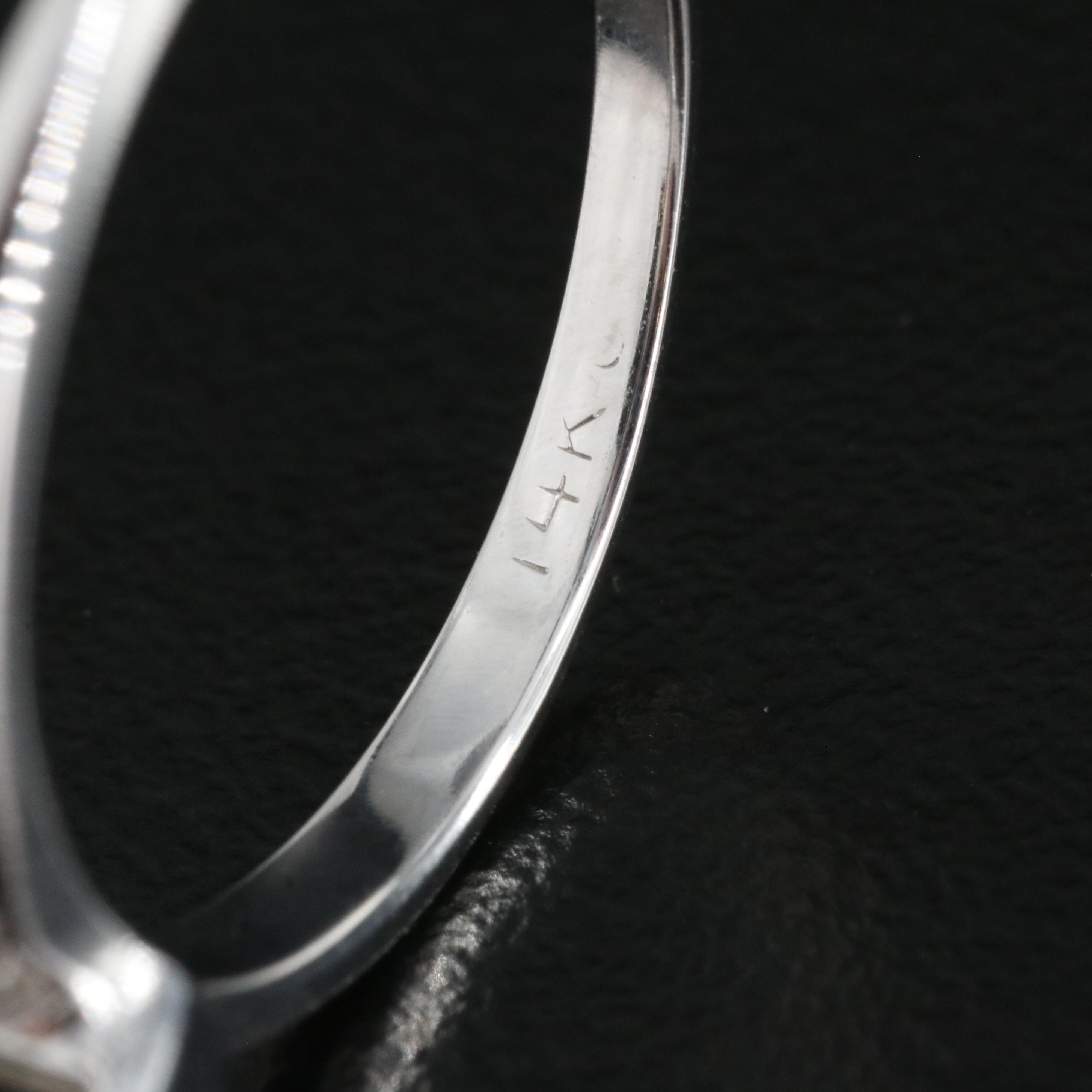 14K 0.96 CT Lab Grown Diamond Solitaire Ring