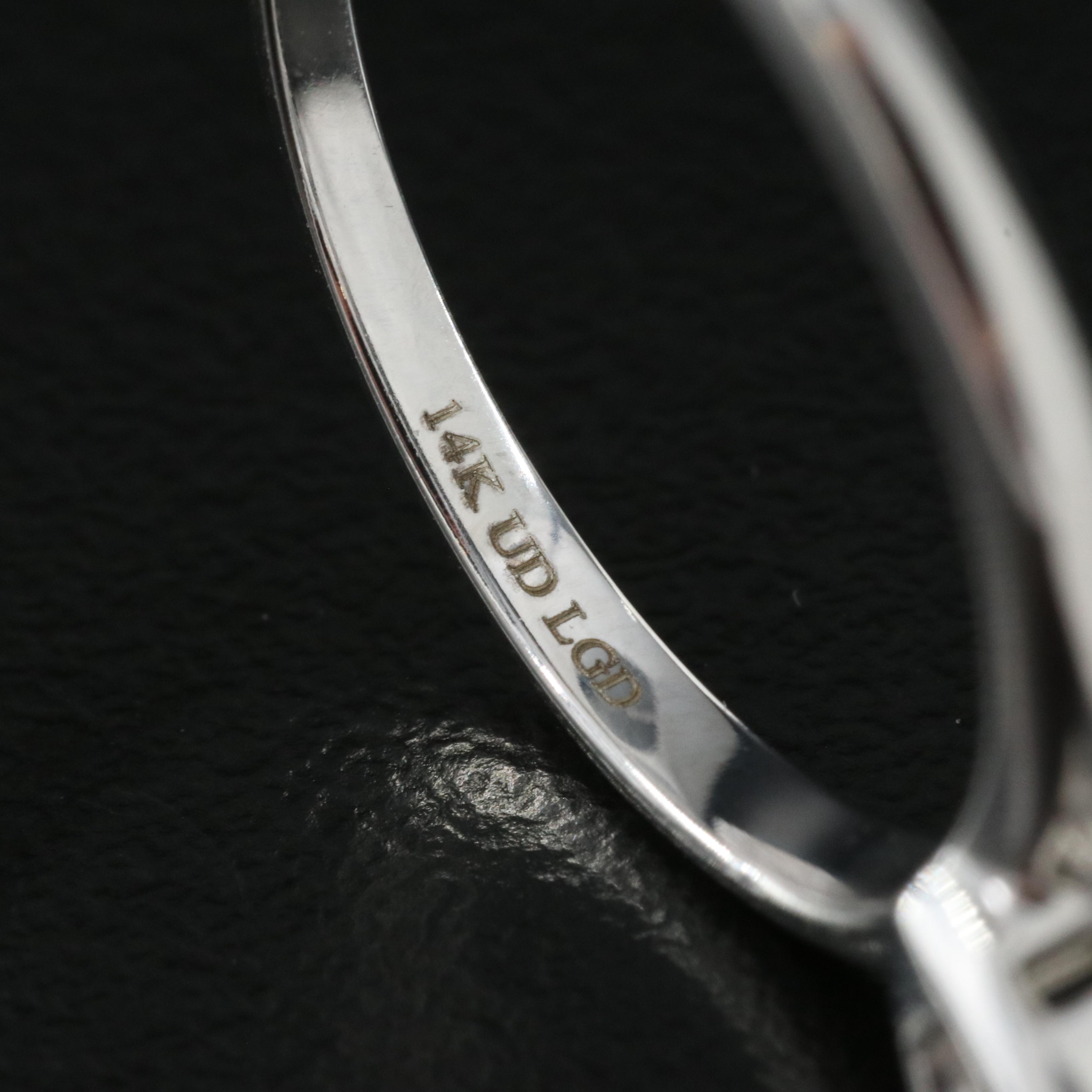 14K 0.96 CT Lab Grown Diamond Solitaire Ring