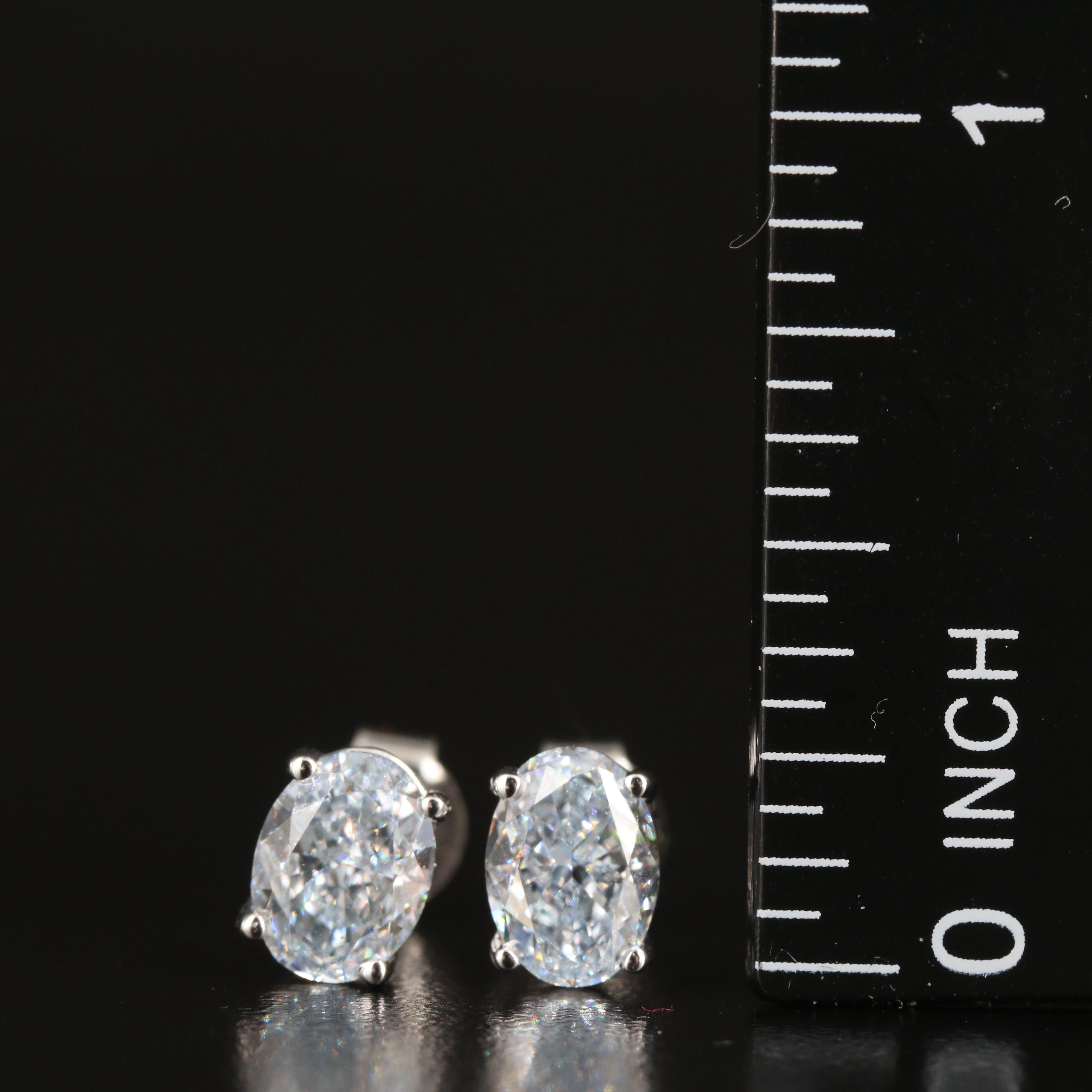 14K 1.78 CTW Lab Grown Diamond Stud Earrings