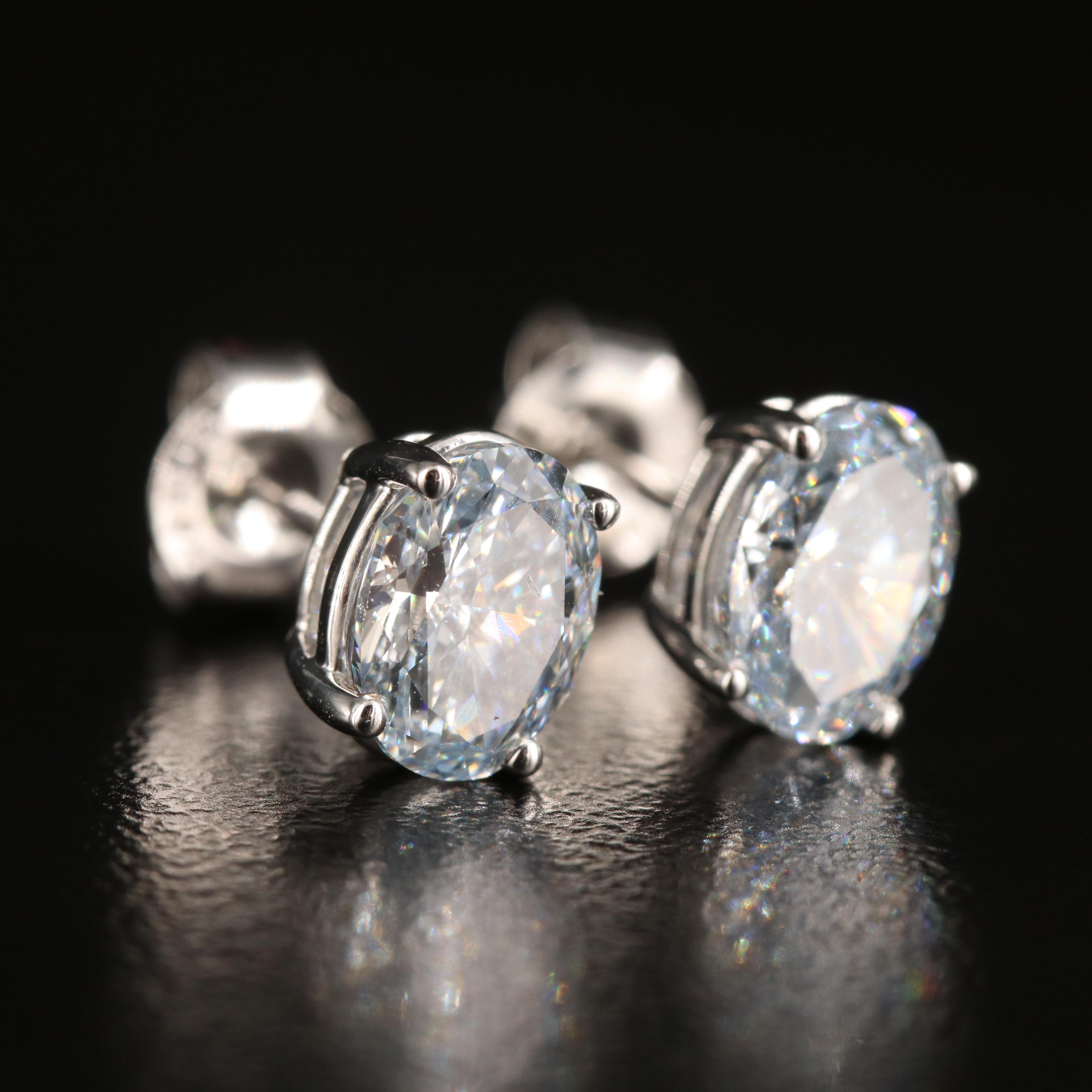 14K 1.78 CTW Lab Grown Diamond Stud Earrings