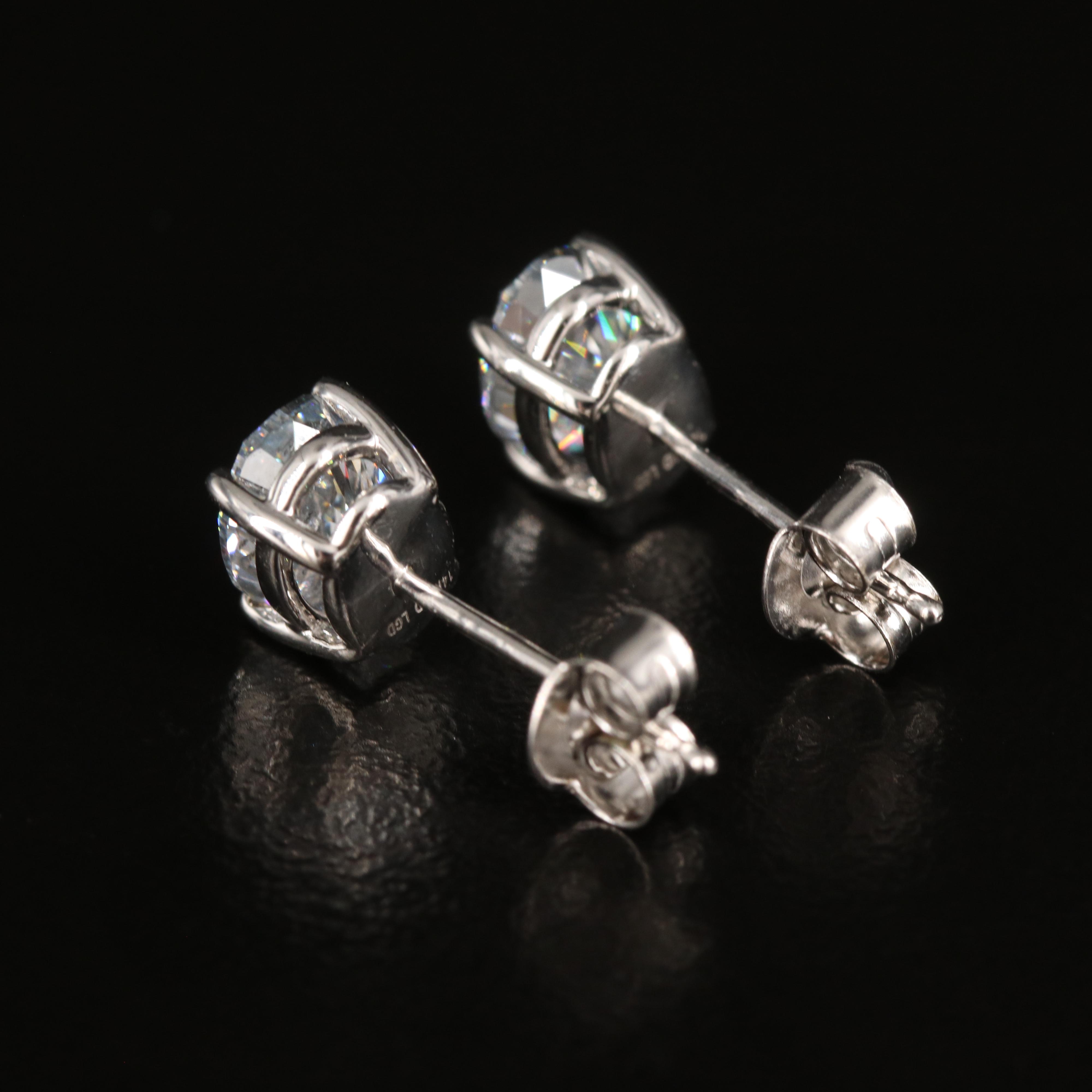 14K 1.78 CTW Lab Grown Diamond Stud Earrings