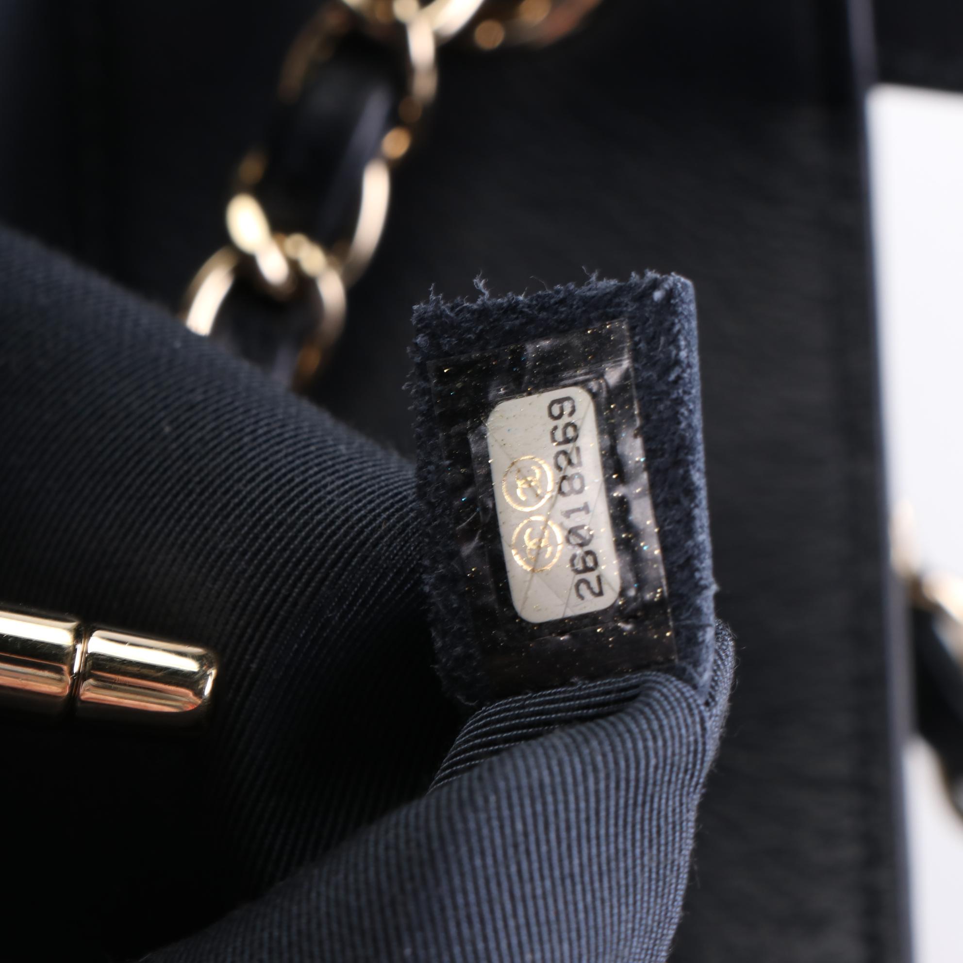 Chanel Statement Shopping Tote in Chevron Quilted Leather