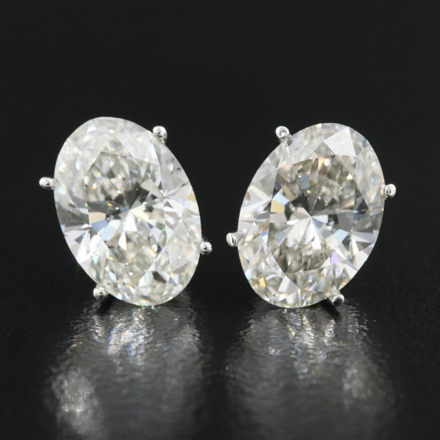 14K 3.88 CTW Lab Grown Diamond Stud Earrings
