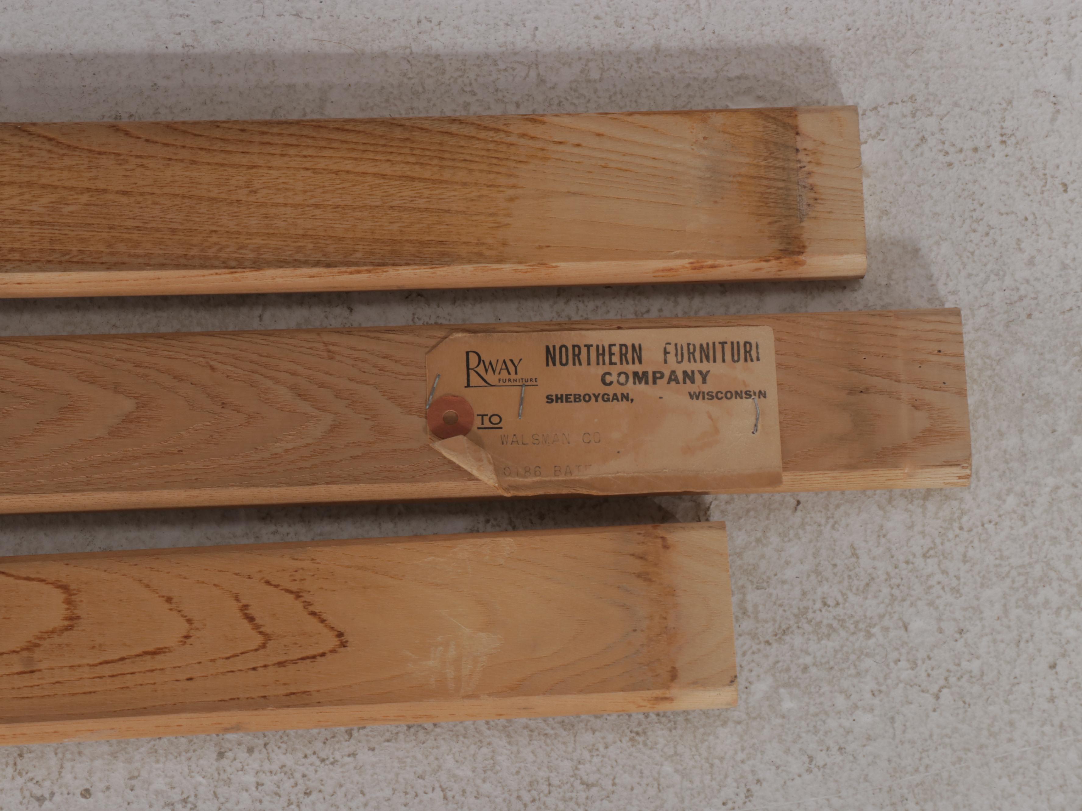 Northern Furniture Co. Neoclassical Style Mahogany Full Bed with Nightstand