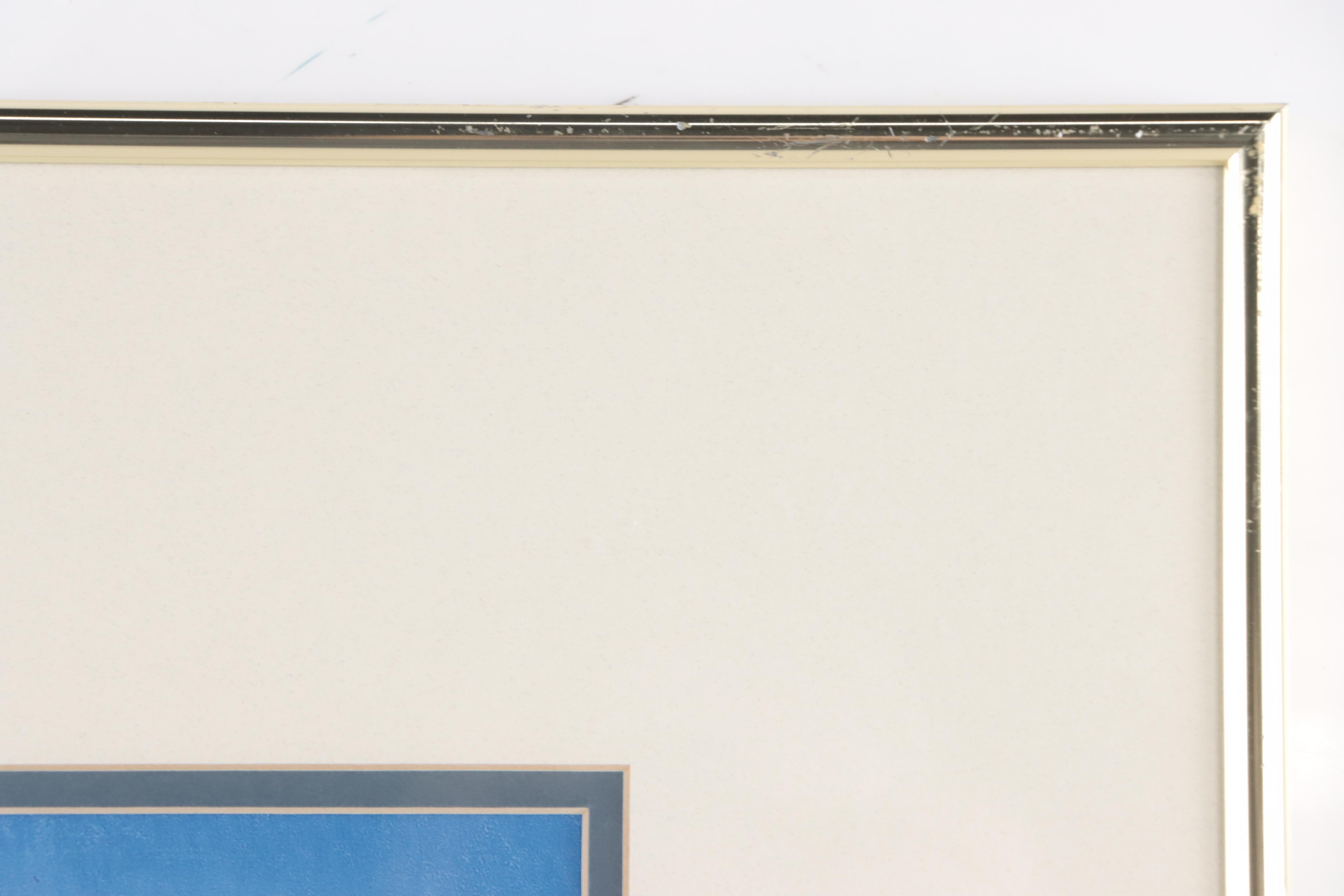 Offset Lithograph of Marsh Landscape After Marilee B. Campbell