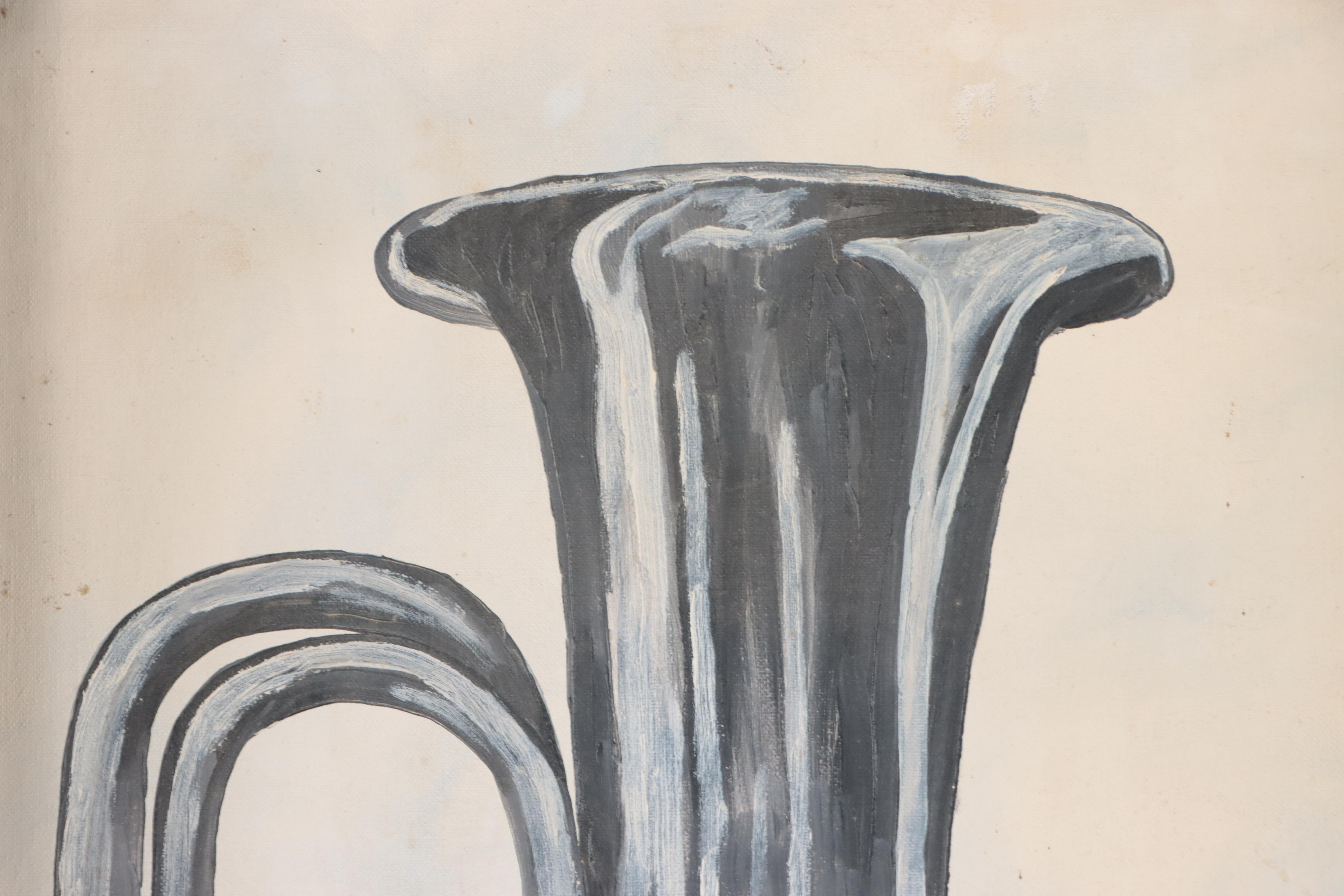 Bud Jordan Still Life Acrylic Painting, 1975