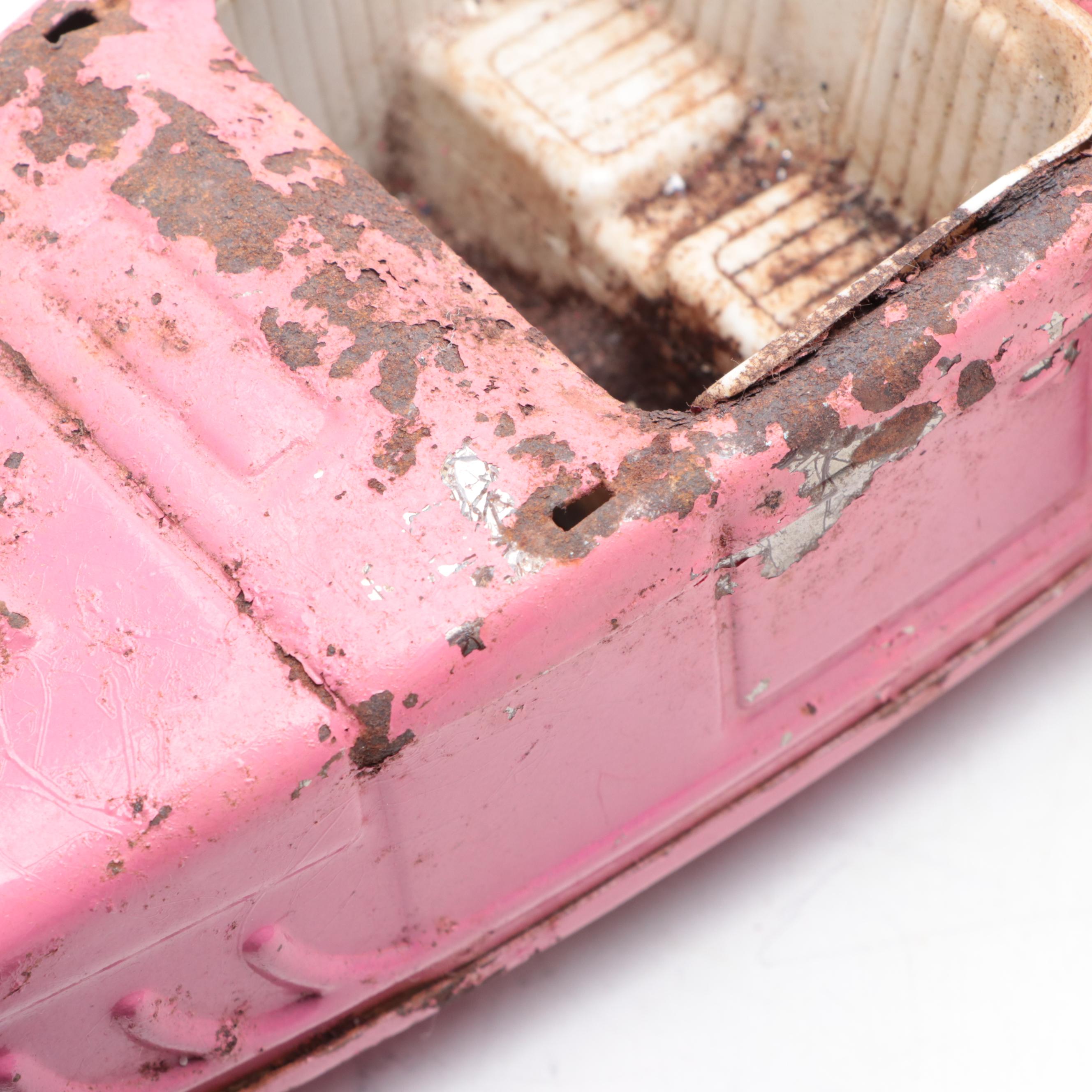 Tonka Road Grader Diesel No. 600 and Nylint Roadster Toy Cars, Mid-20th Century