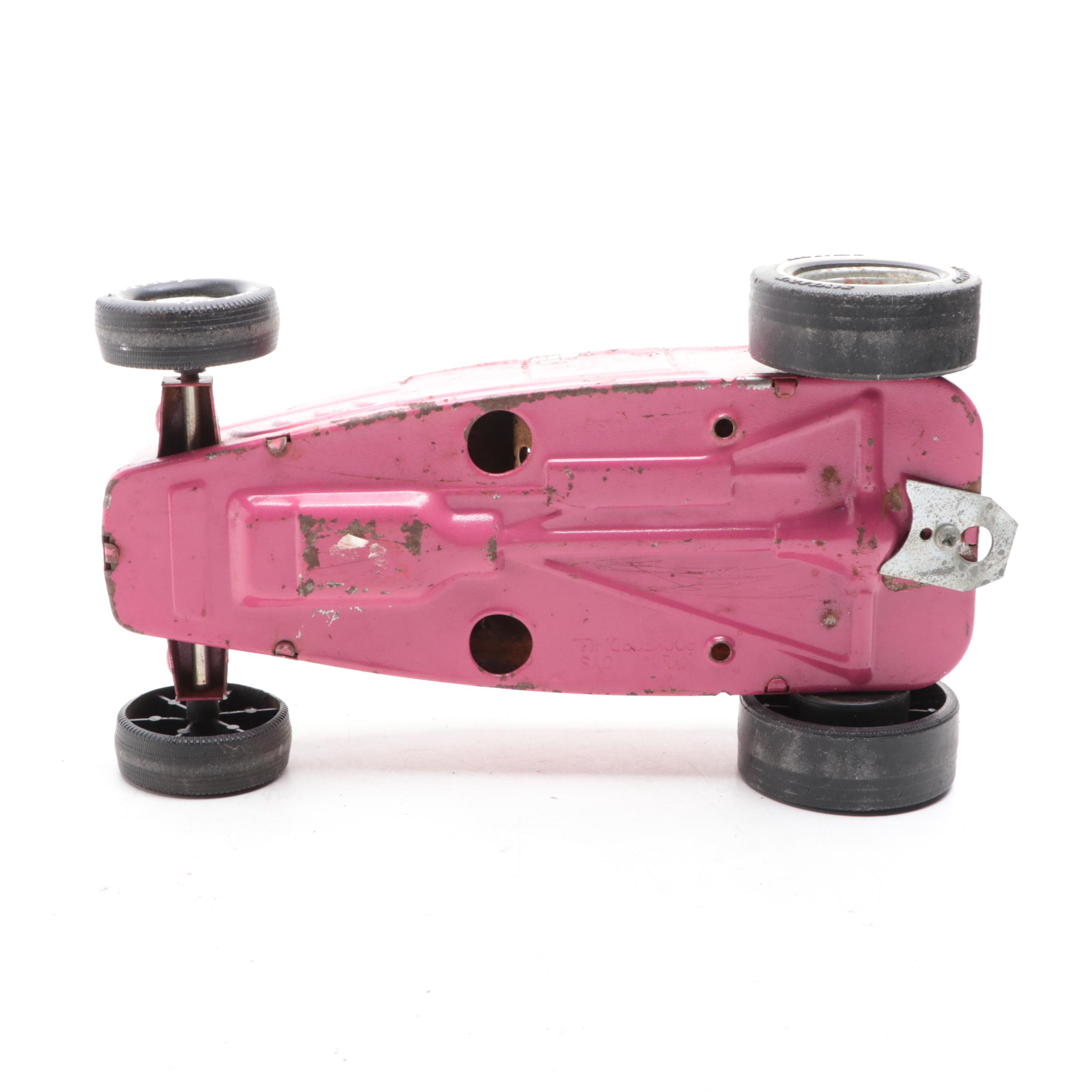 Tonka Road Grader Diesel No. 600 and Nylint Roadster Toy Cars, Mid-20th Century