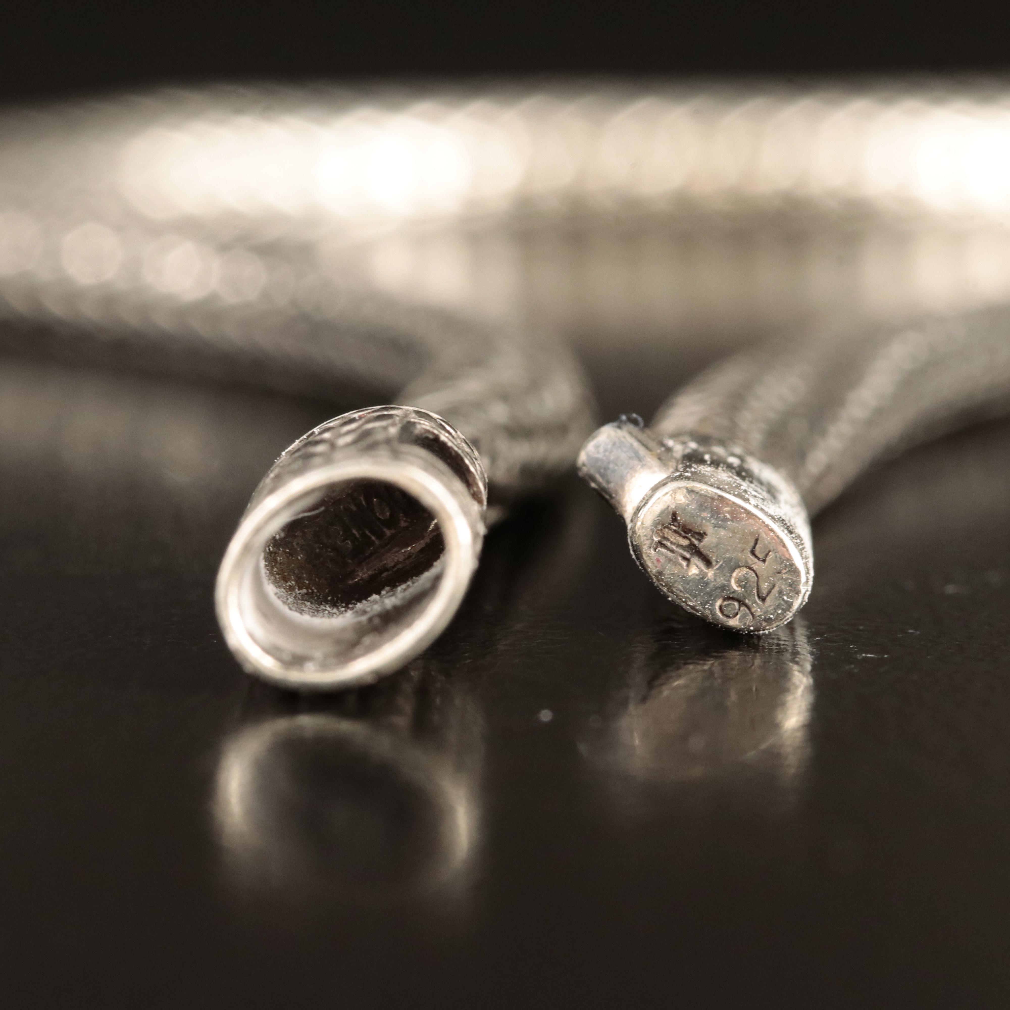 John Hardy Sterling Pavé Diamond Pendant Necklace