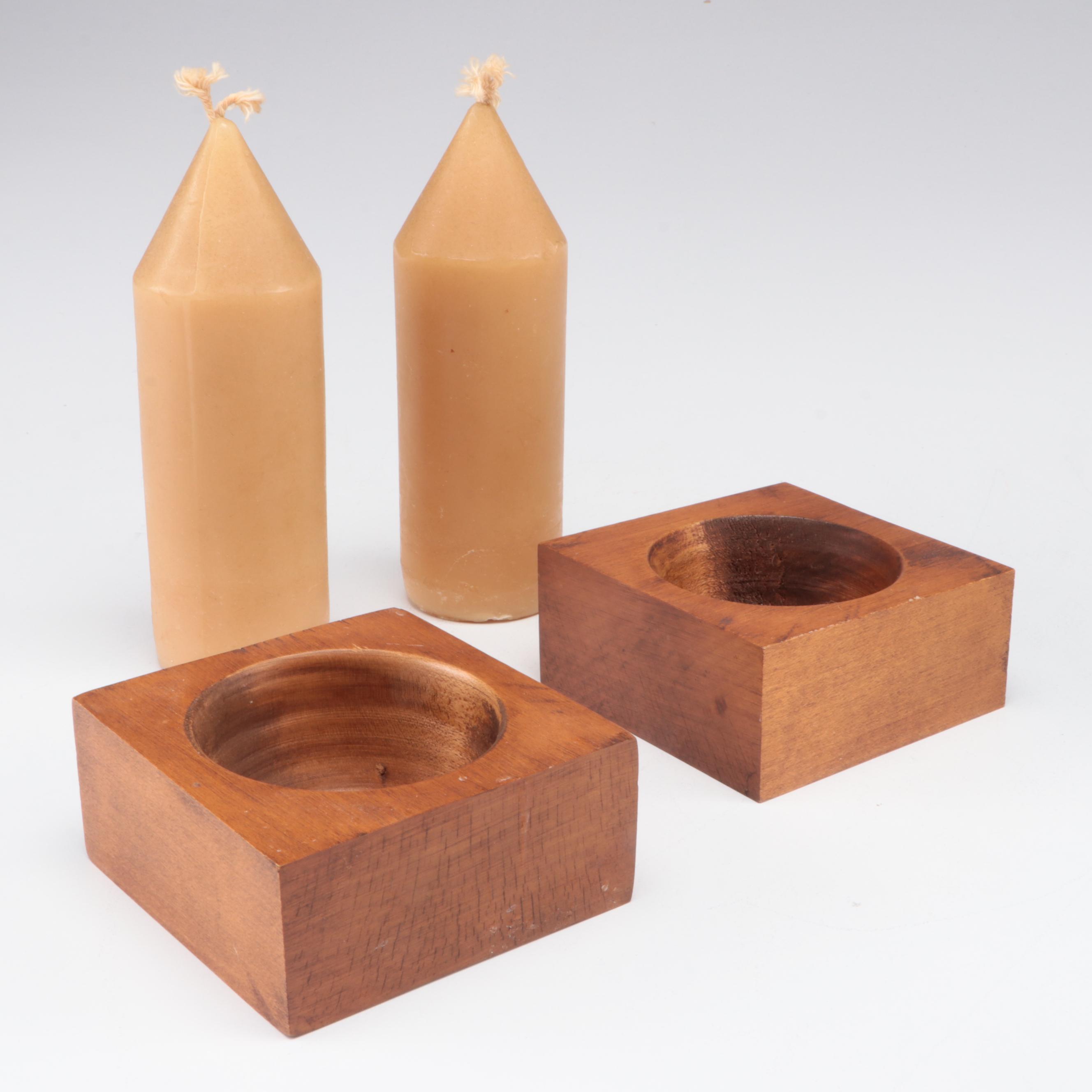 Green Glass Frog Candle Votives, Other Votive Holders and Glass Insulators