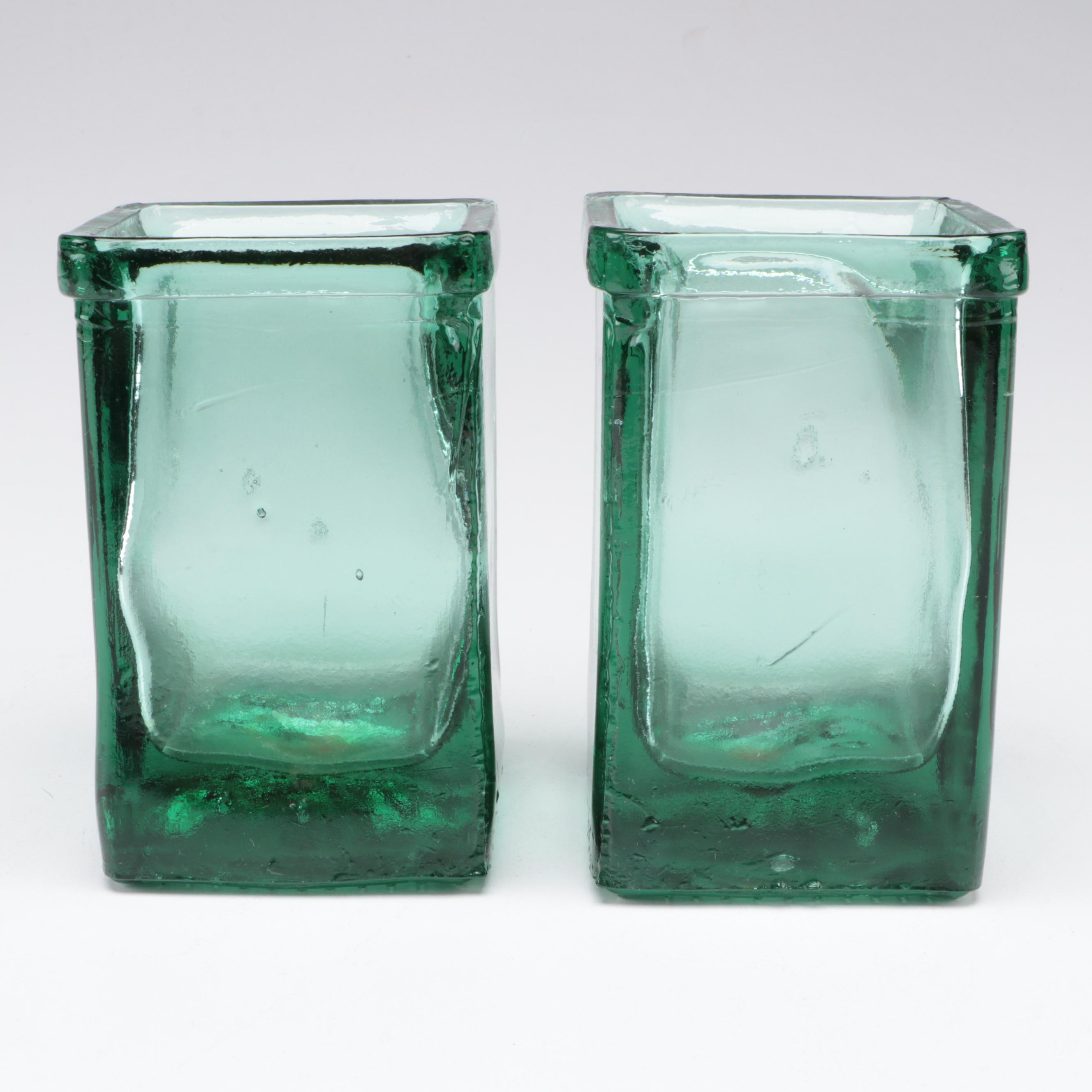 Green Glass Frog Candle Votives, Other Votive Holders and Glass Insulators