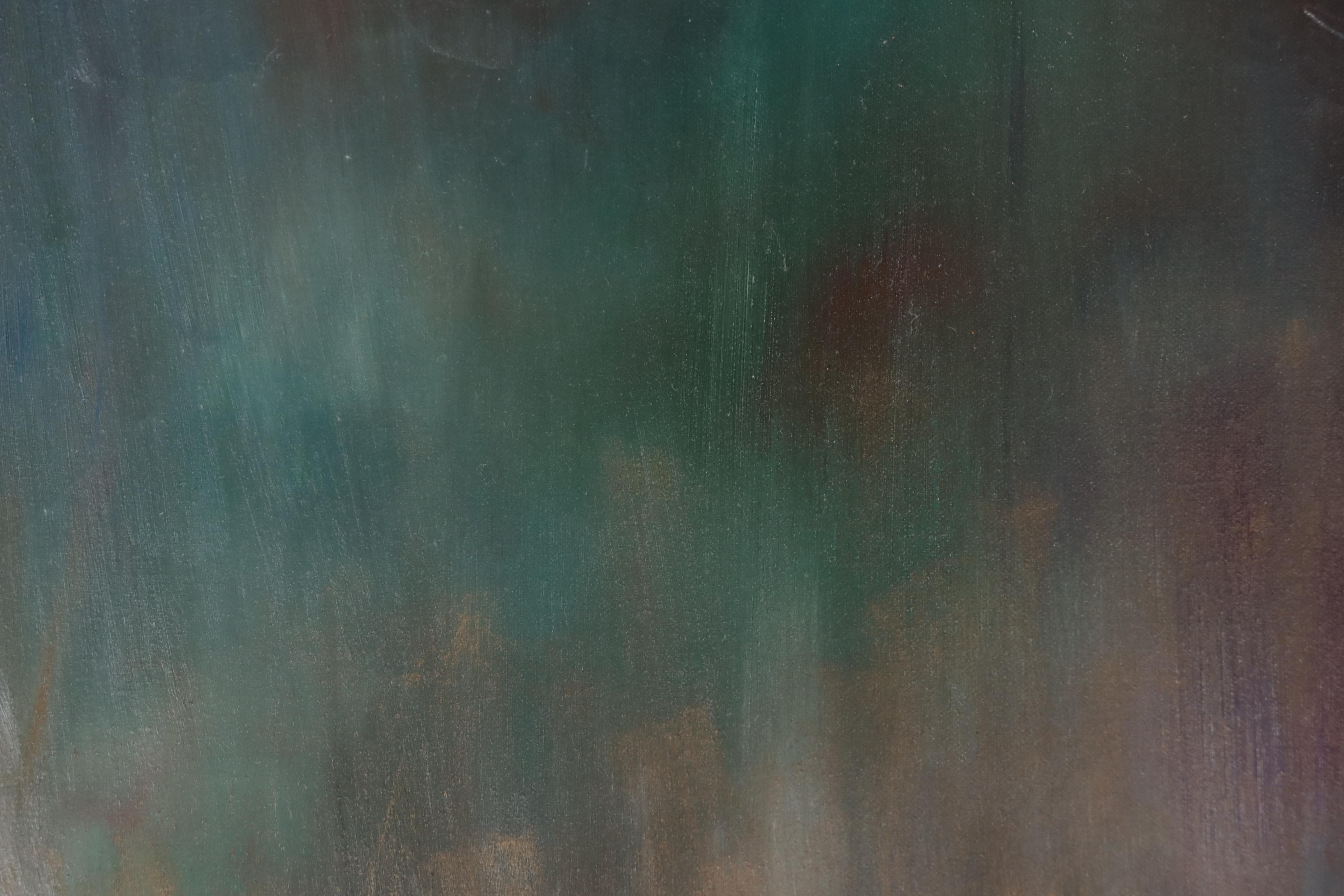 John Bowers Non-Objective Oil Painting