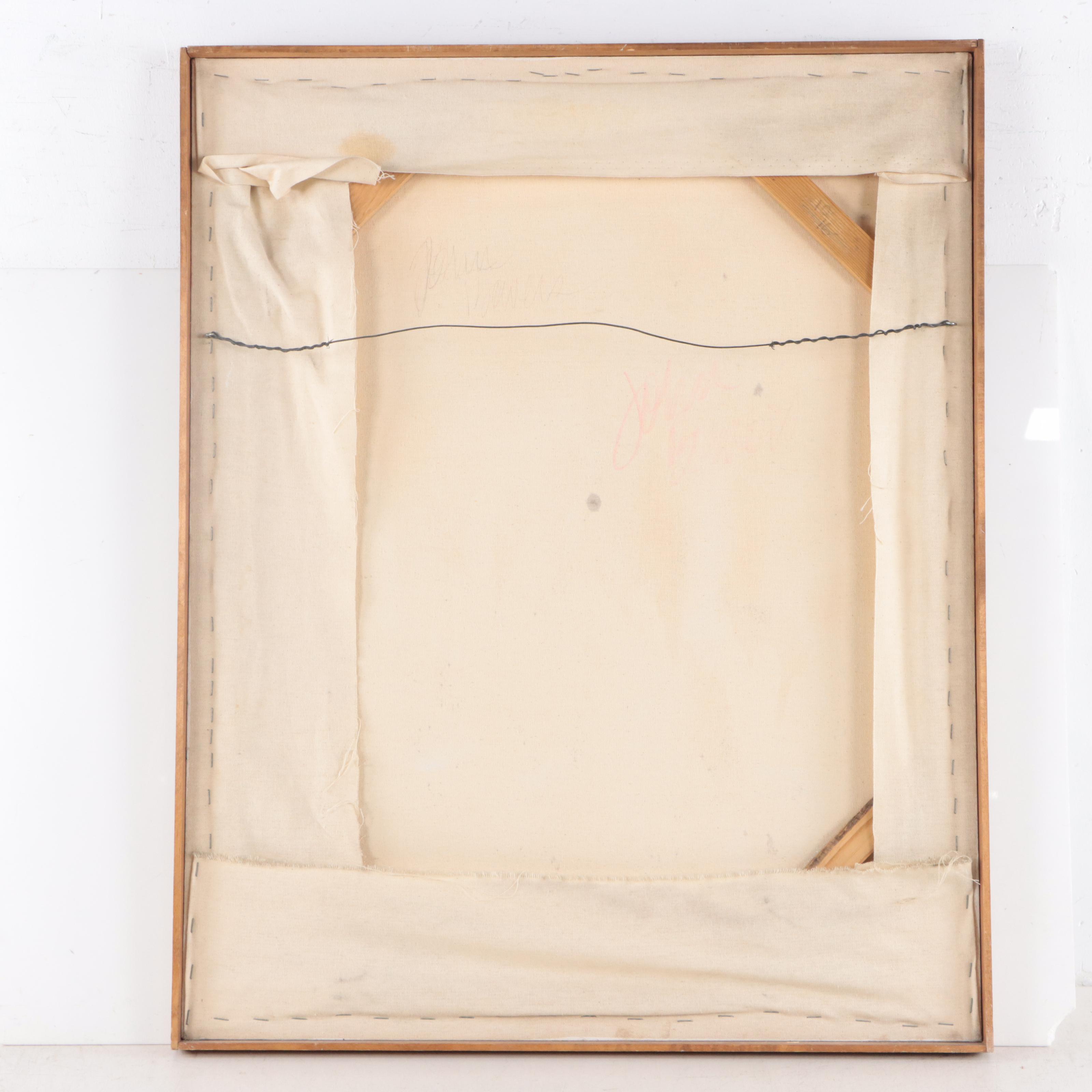 John Bowers Non-Objective Oil Painting