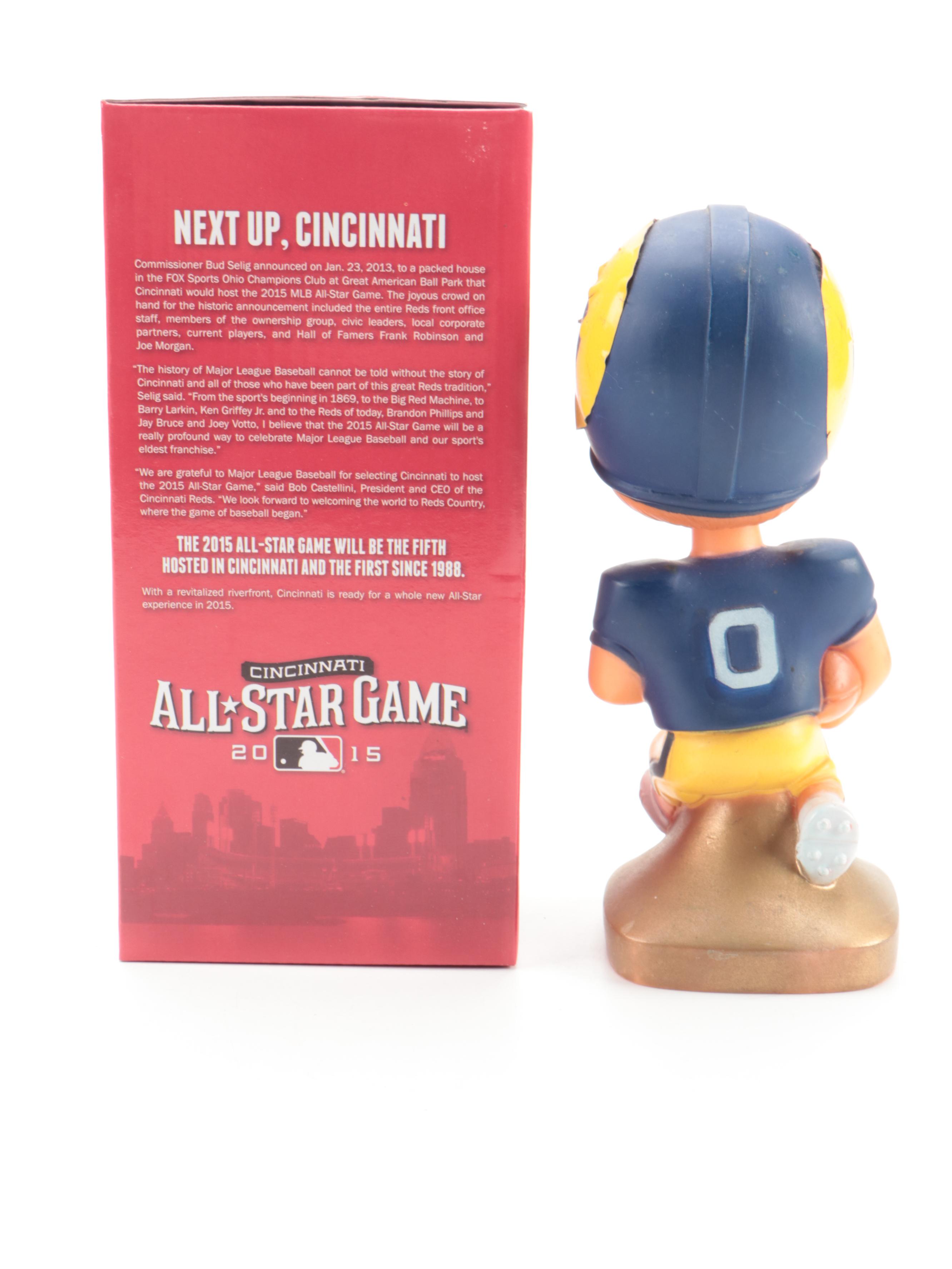 Adam Dunn and More Cincinnati Reds Bobbleheads with Los Angeles Rams Bobblehead