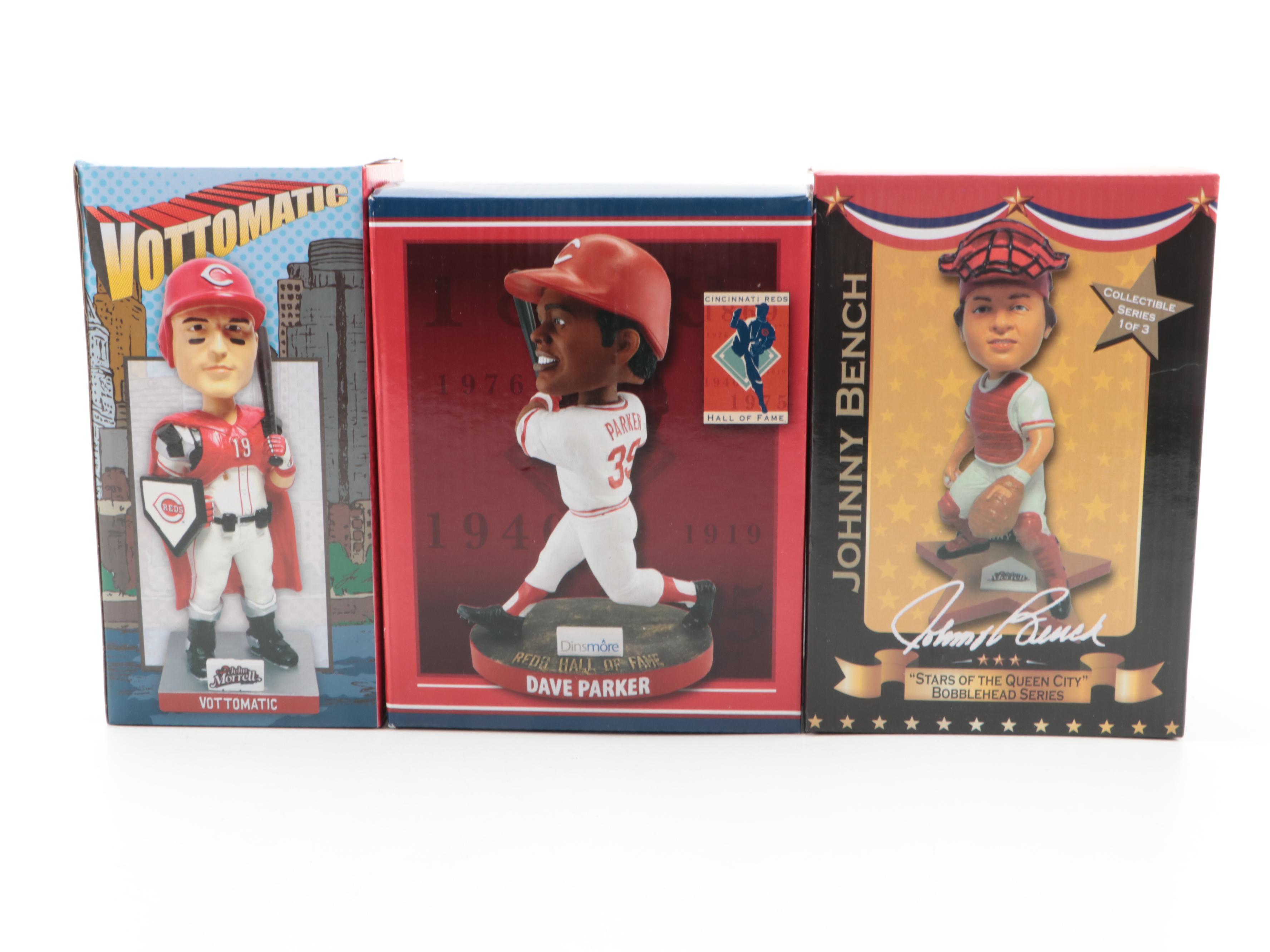 Adam Dunn and More Cincinnati Reds Bobbleheads with Los Angeles Rams Bobblehead