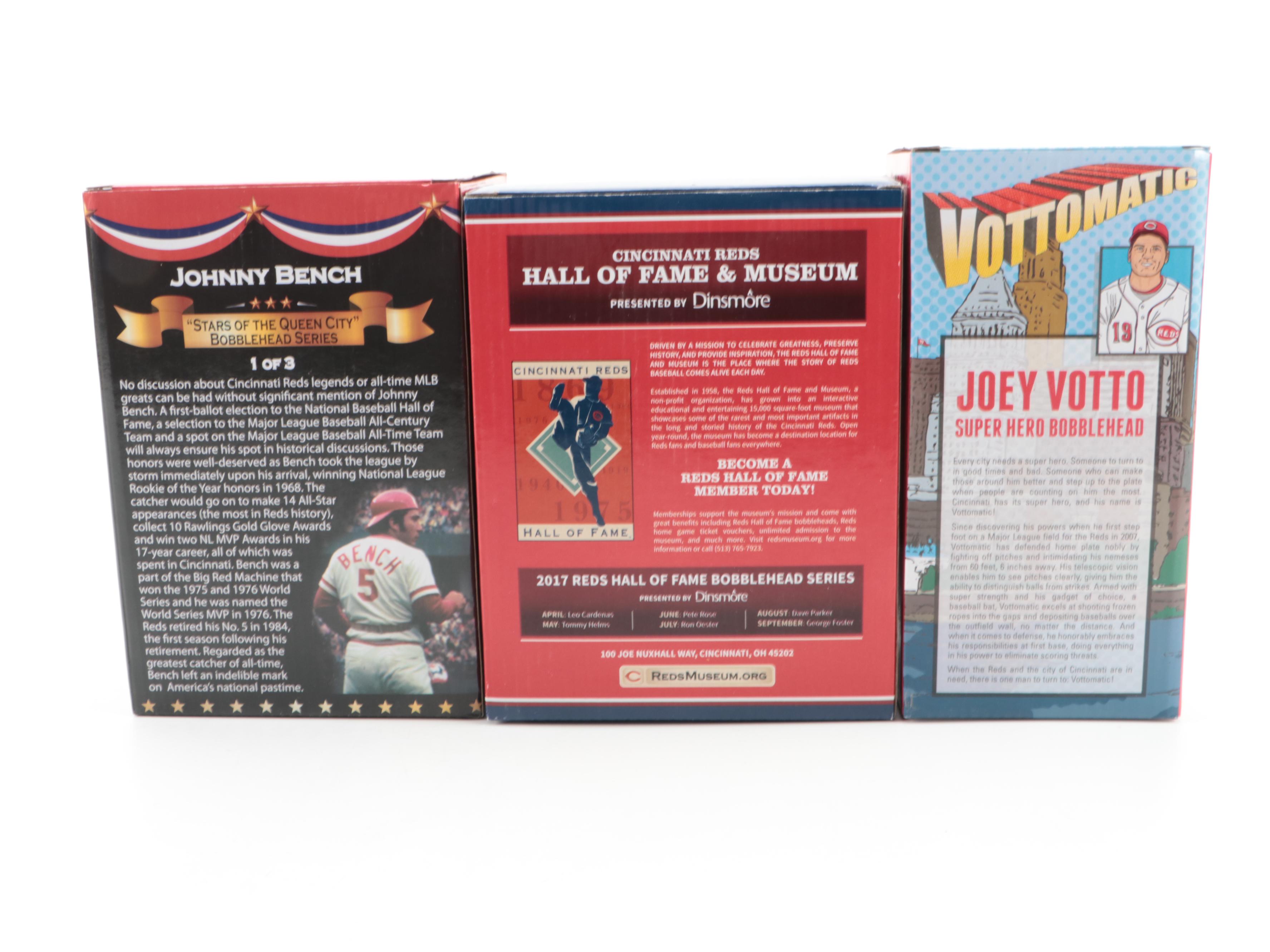 Adam Dunn and More Cincinnati Reds Bobbleheads with Los Angeles Rams Bobblehead