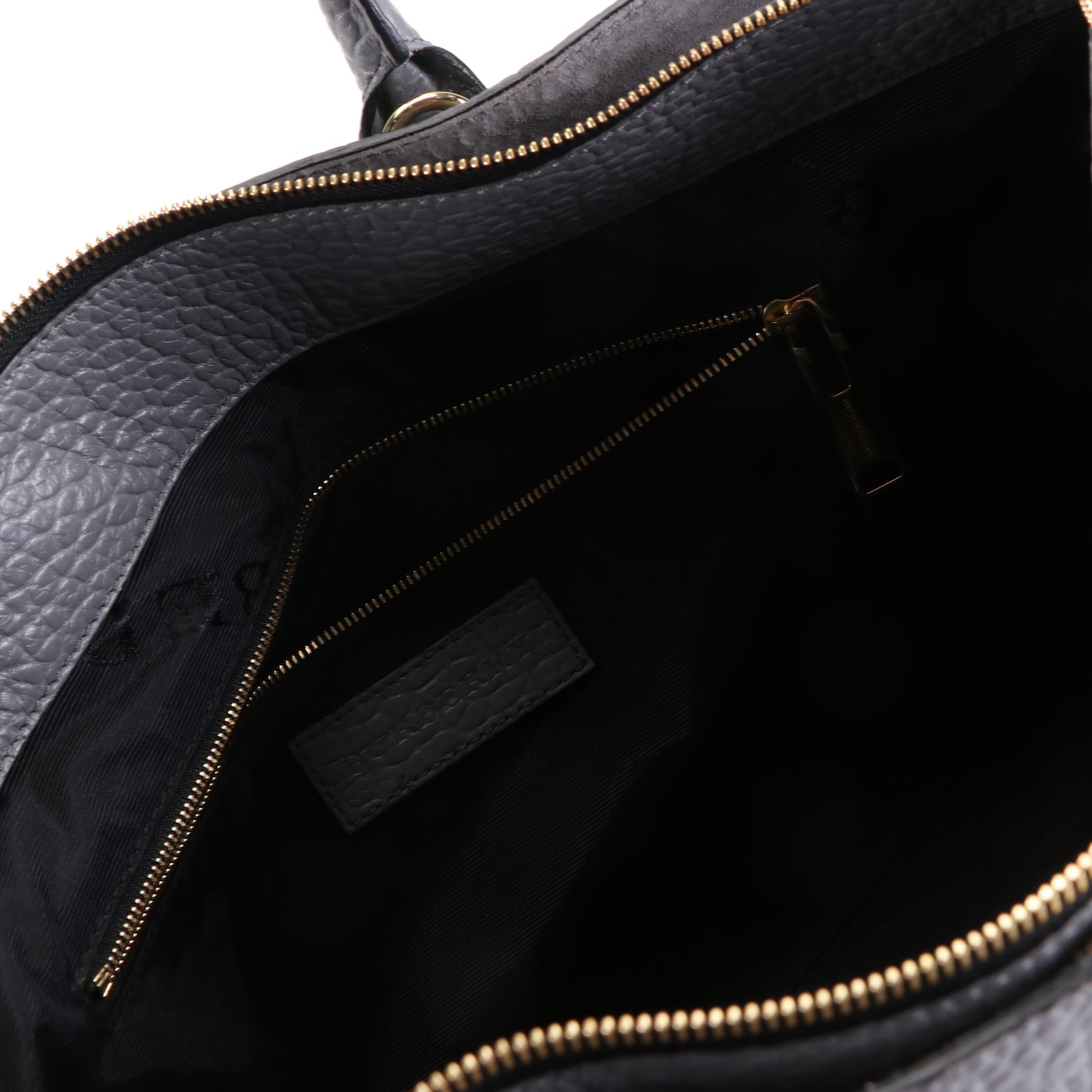 Burberry Medium Dewsbury Convertible Tote in Heritage Grained Leather