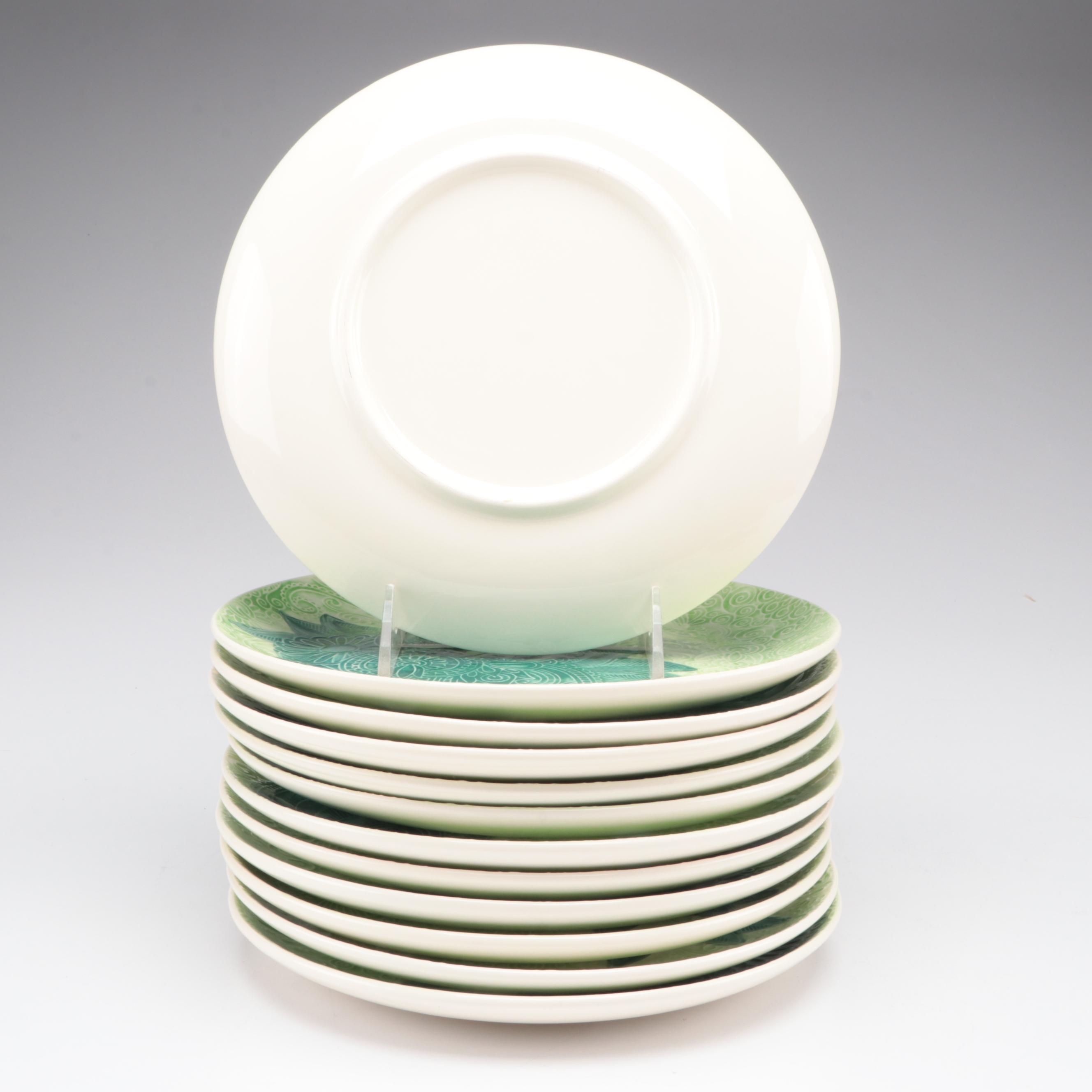 Anthropologie "Culatra" 9" Earthenware Plates