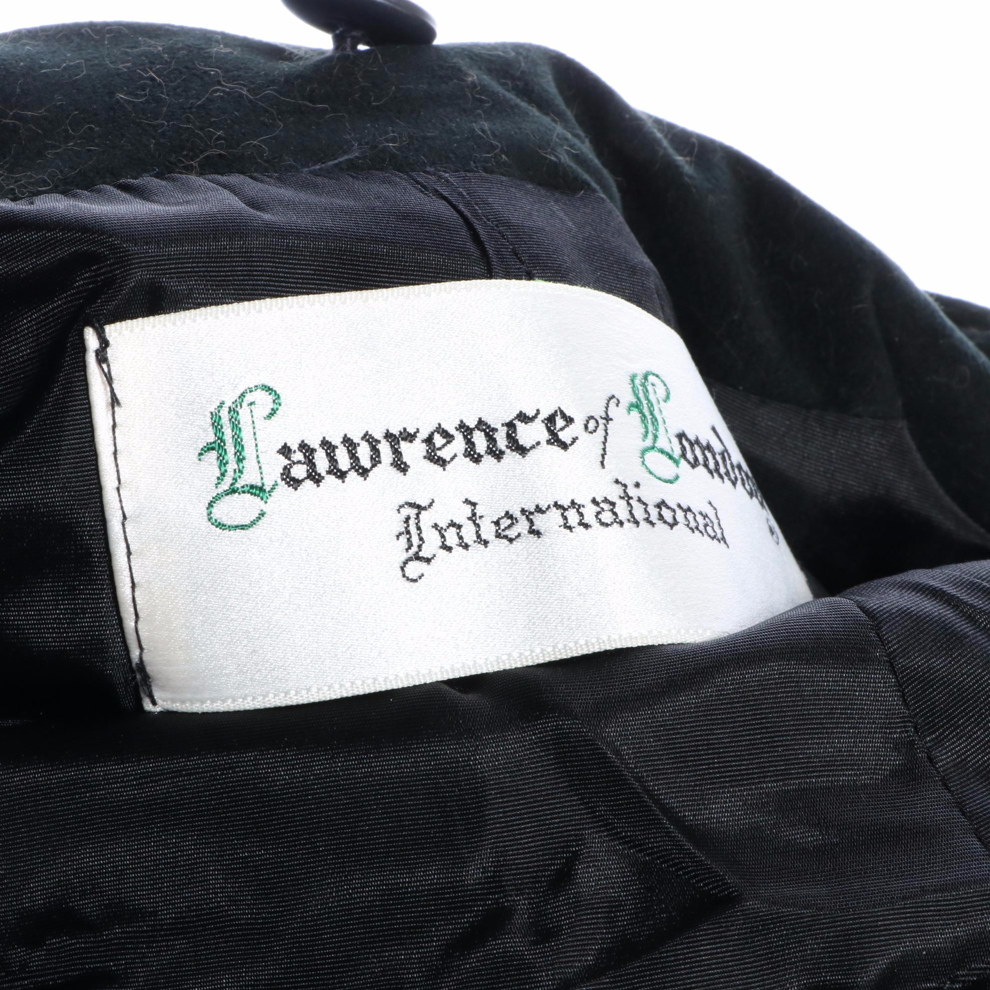 Lawrence of London Ultra Suede Coat with Mink and Marten Lining