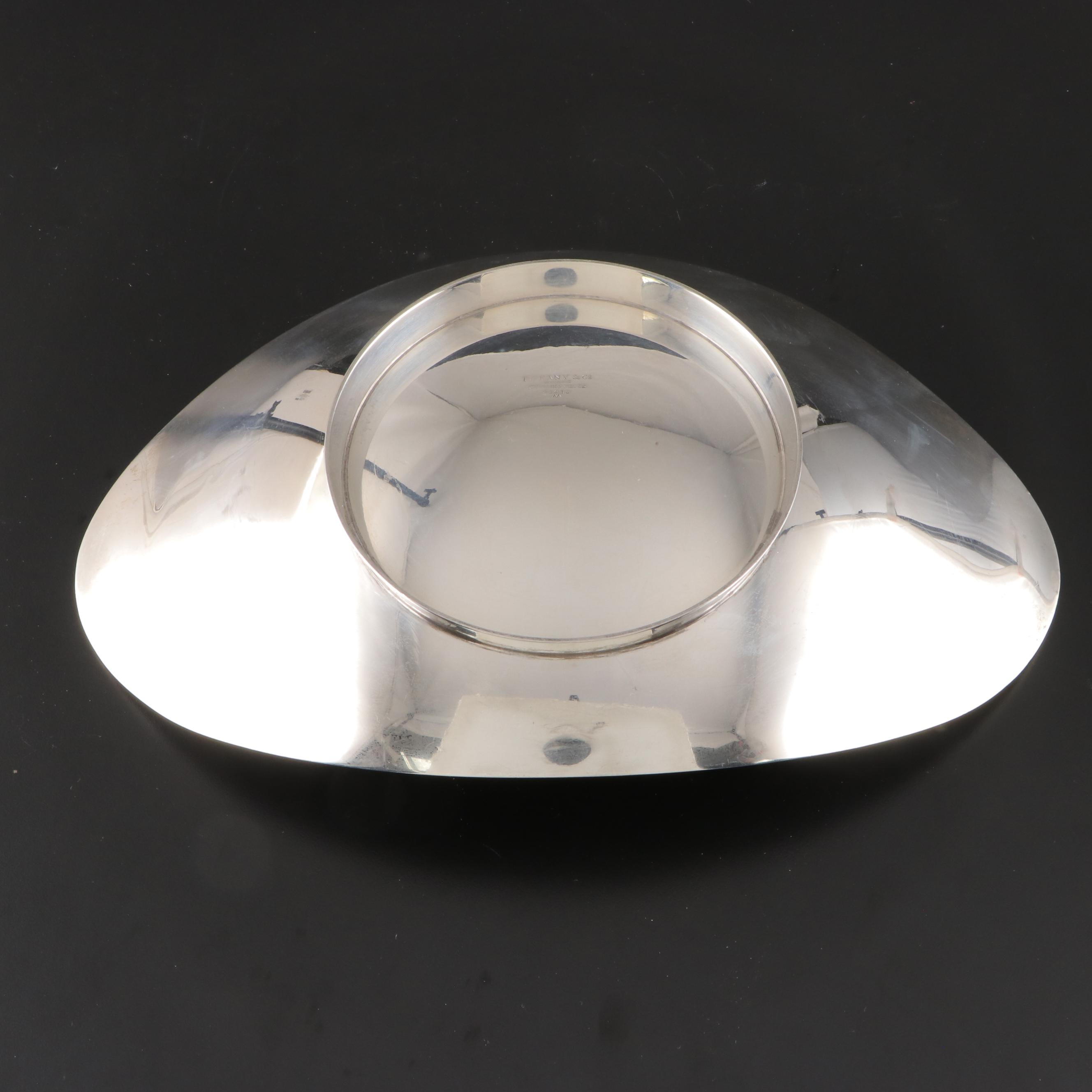 Tiffany & Co. Modernist Sterling Silver Centerpiece Bowl, Mid-20th Century