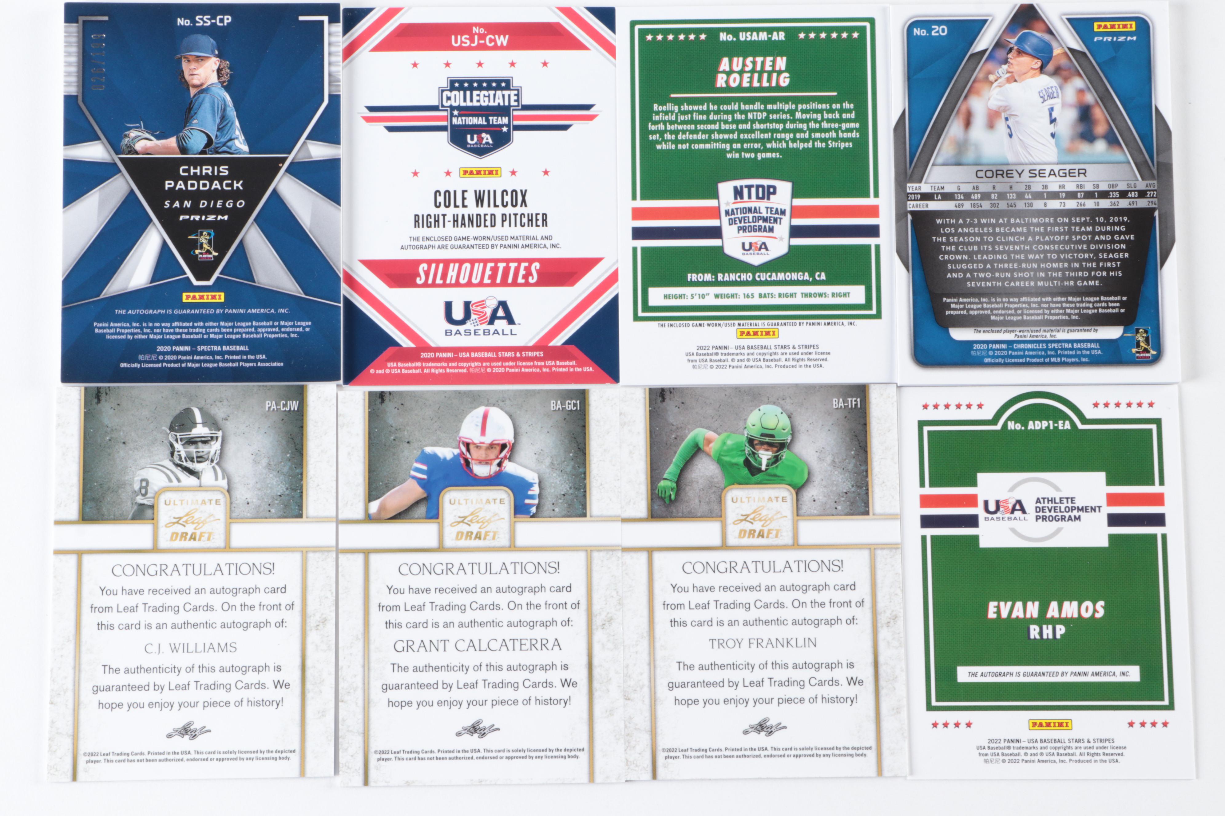 Panini and More Sports Cards with Signed, Graded Kearns, Rookies, 2000s–2020s