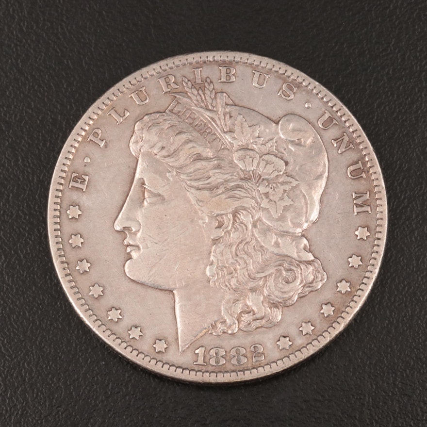 1882-CC Morgan Silver Dollar