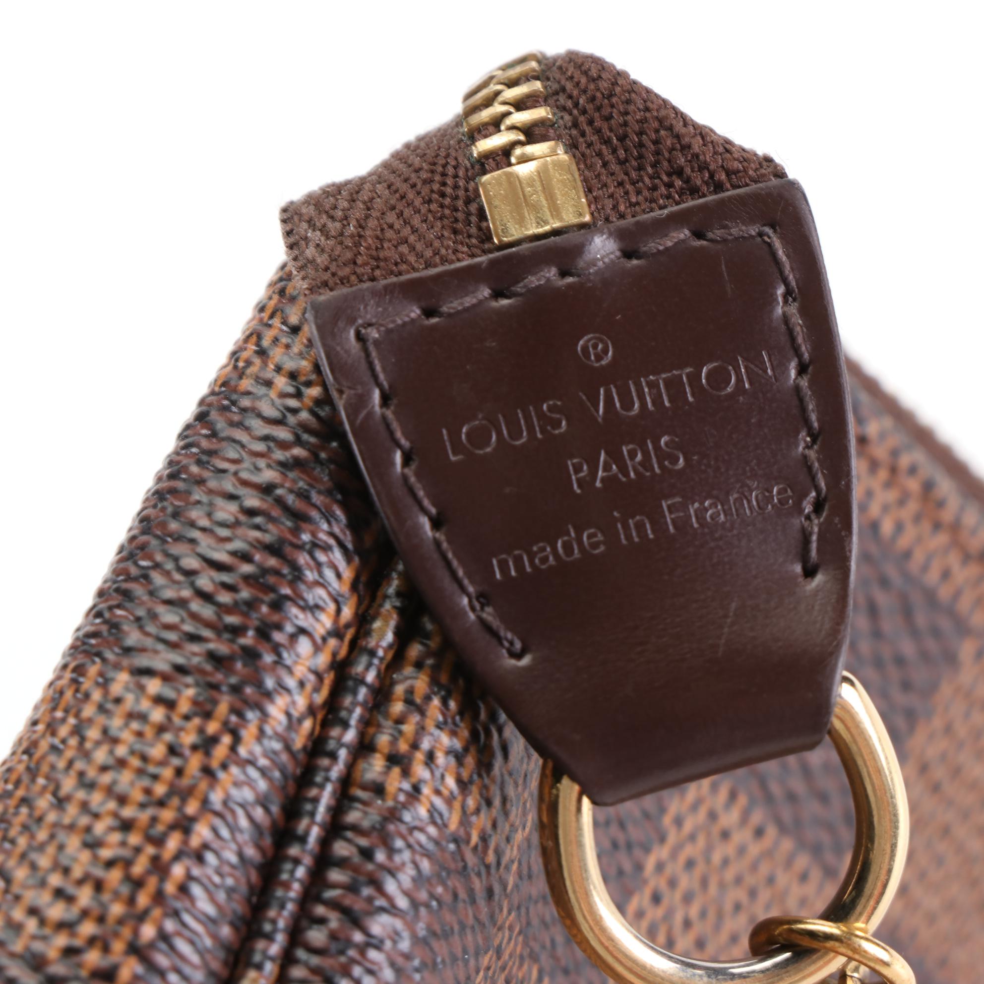 Louis Vuitton Complice Trunks and Bags Mini Pochette Accessoires in Damier Ebene