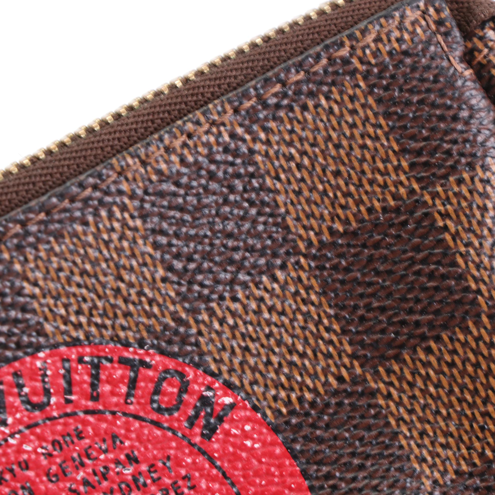 Louis Vuitton Complice Trunks and Bags Mini Pochette Accessoires in Damier Ebene
