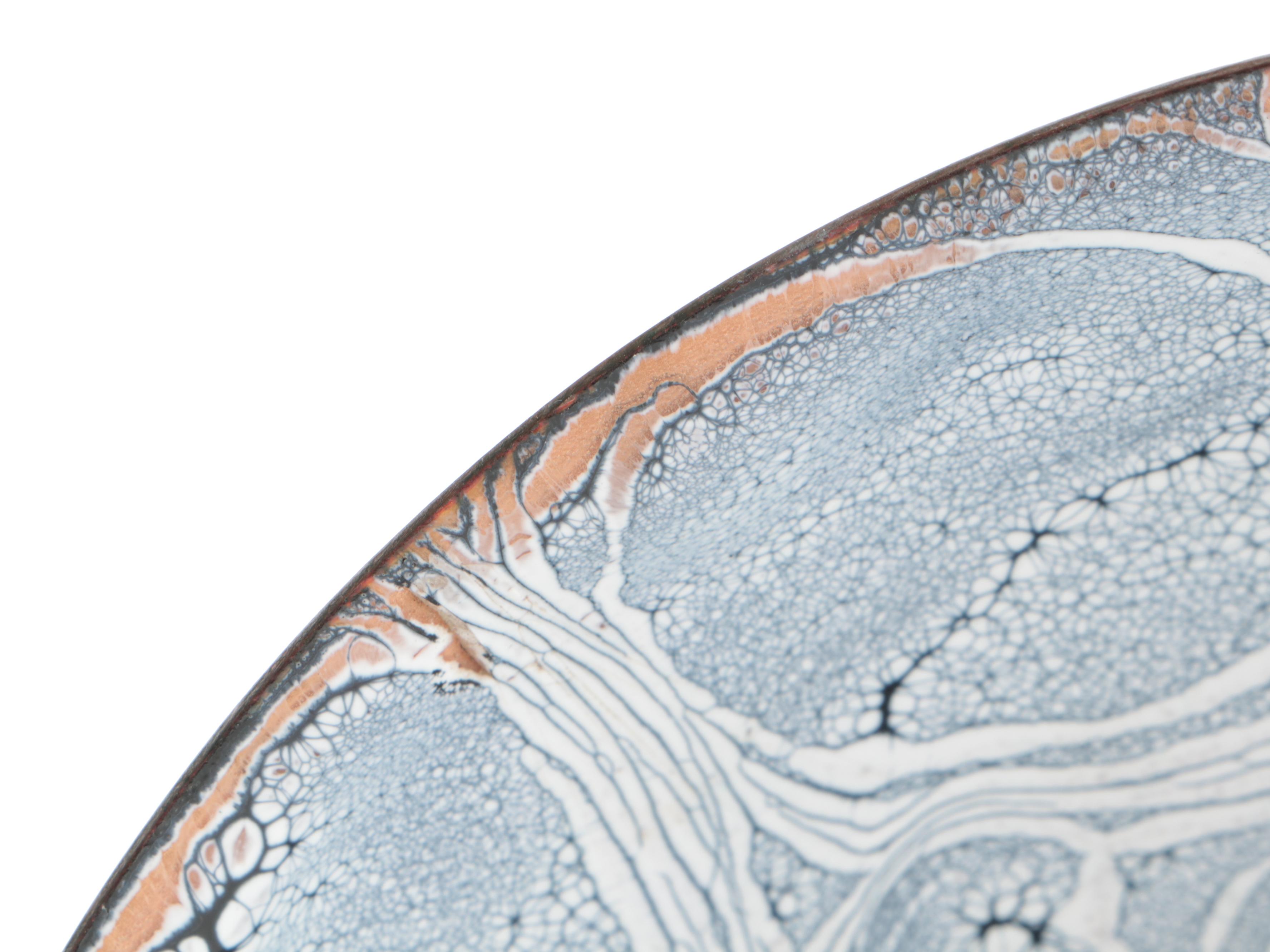 Dave Bialac Enameled Metal Bowl, 1967