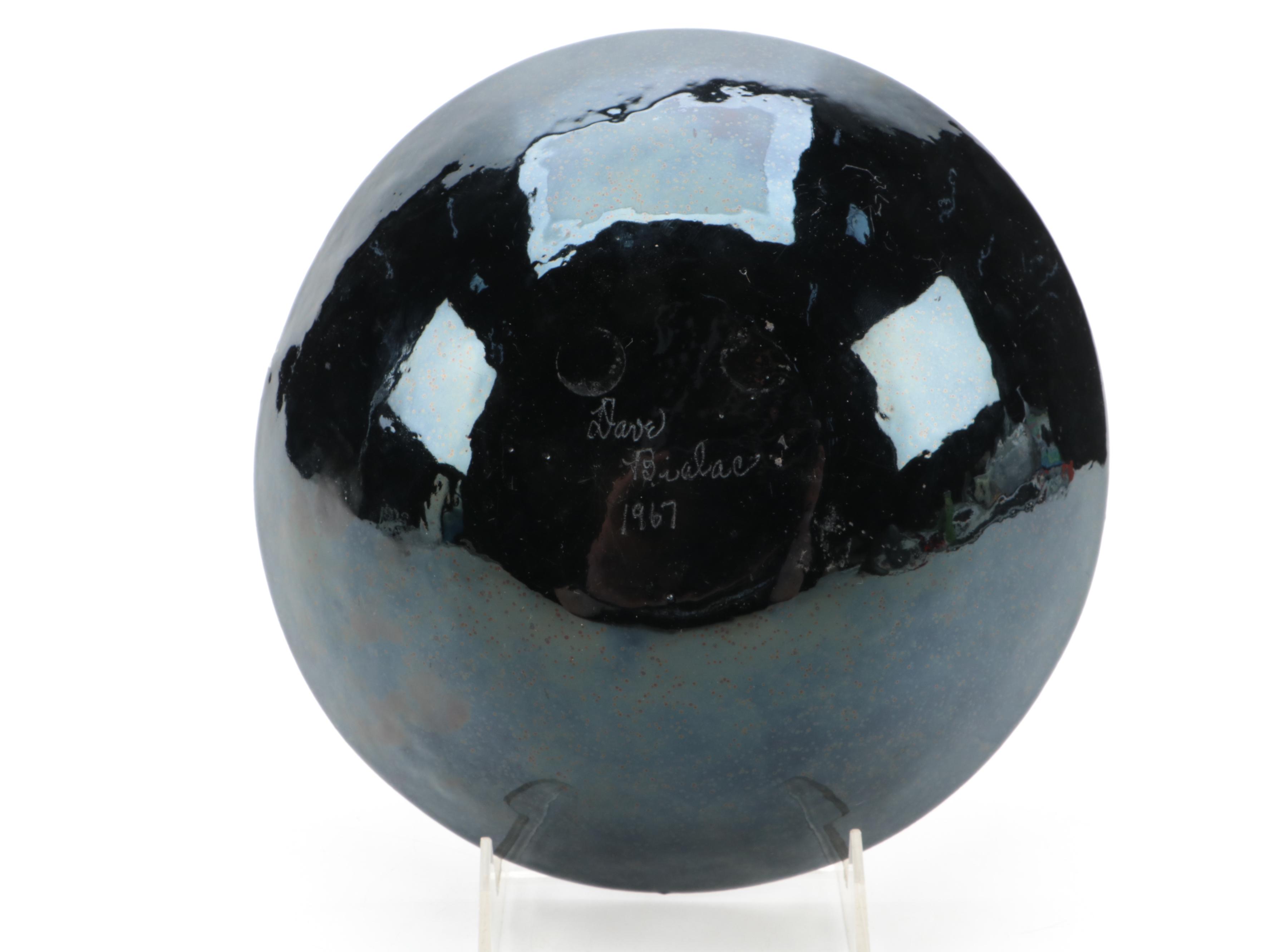 Dave Bialac Enameled Metal Bowl, 1967