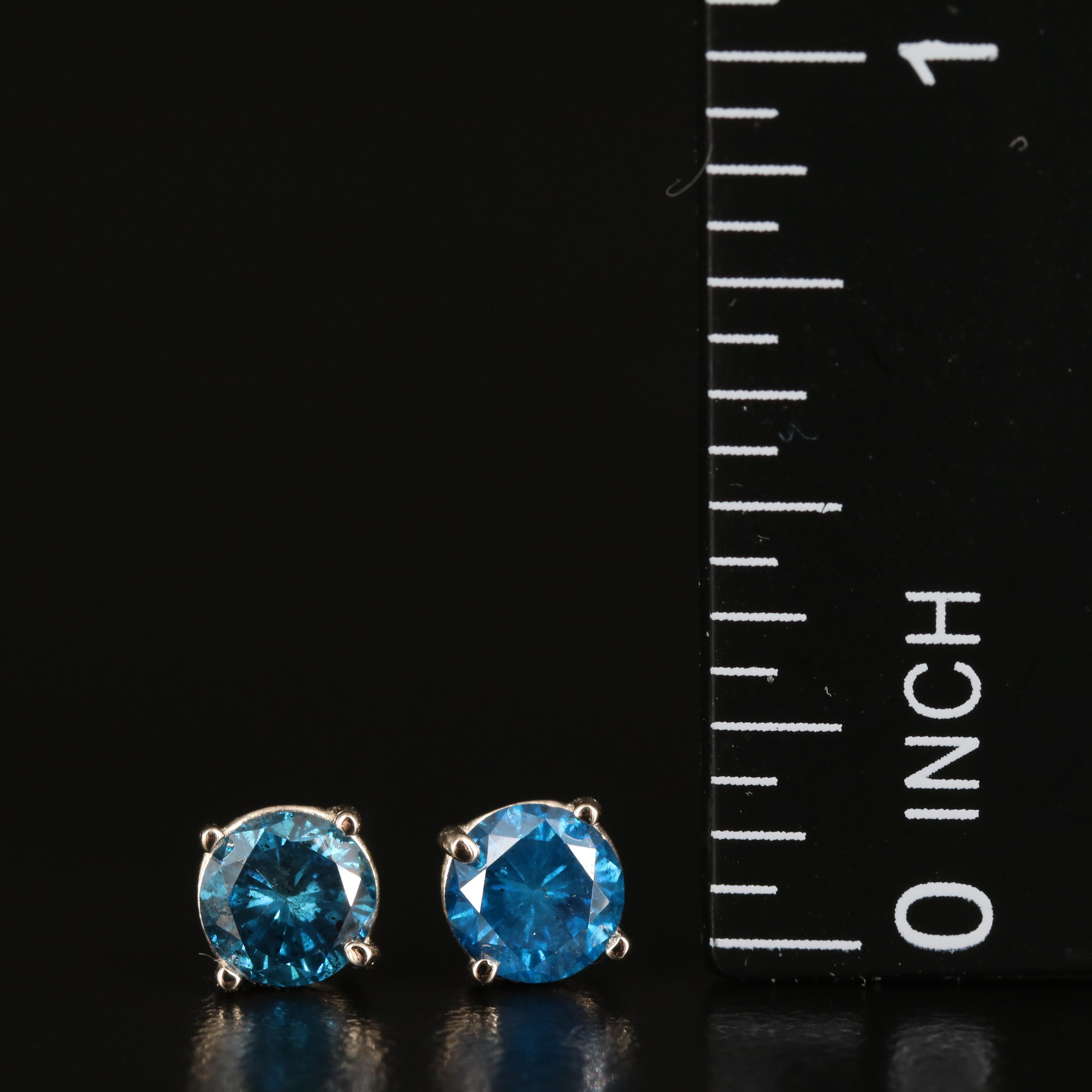 14K 0.95 CTW Diamond Stud Earrings