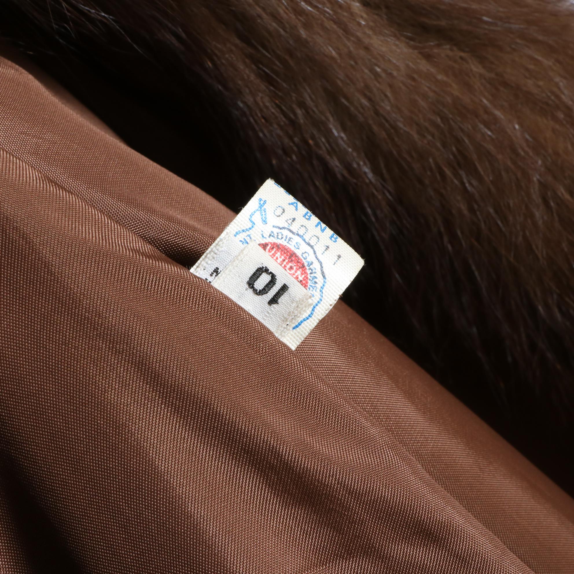 Oscar de la Renta Fox Trim Coat with Soutache