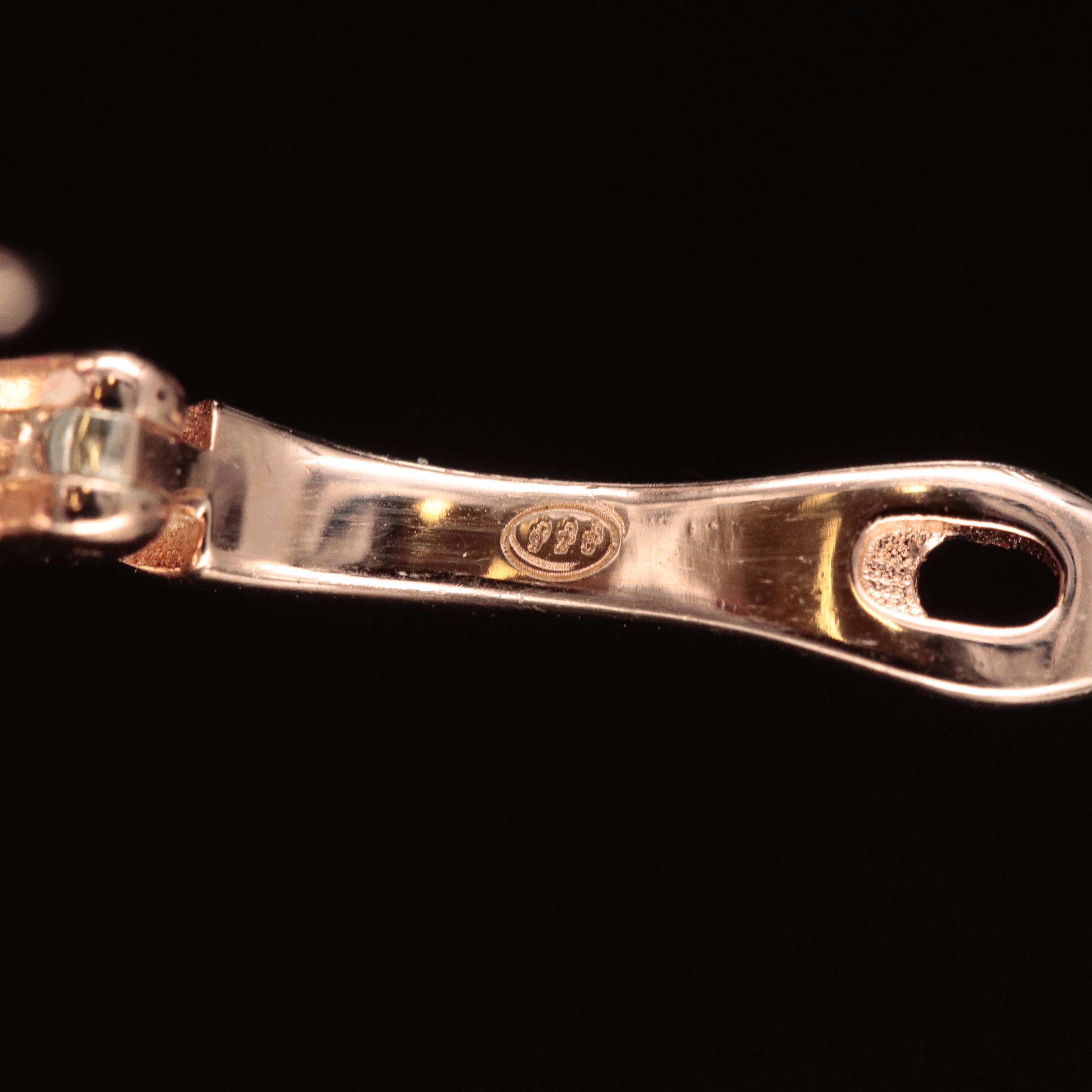 Sterling Topaz, Cubic Zirconia and Enamel Scalloped Earrings