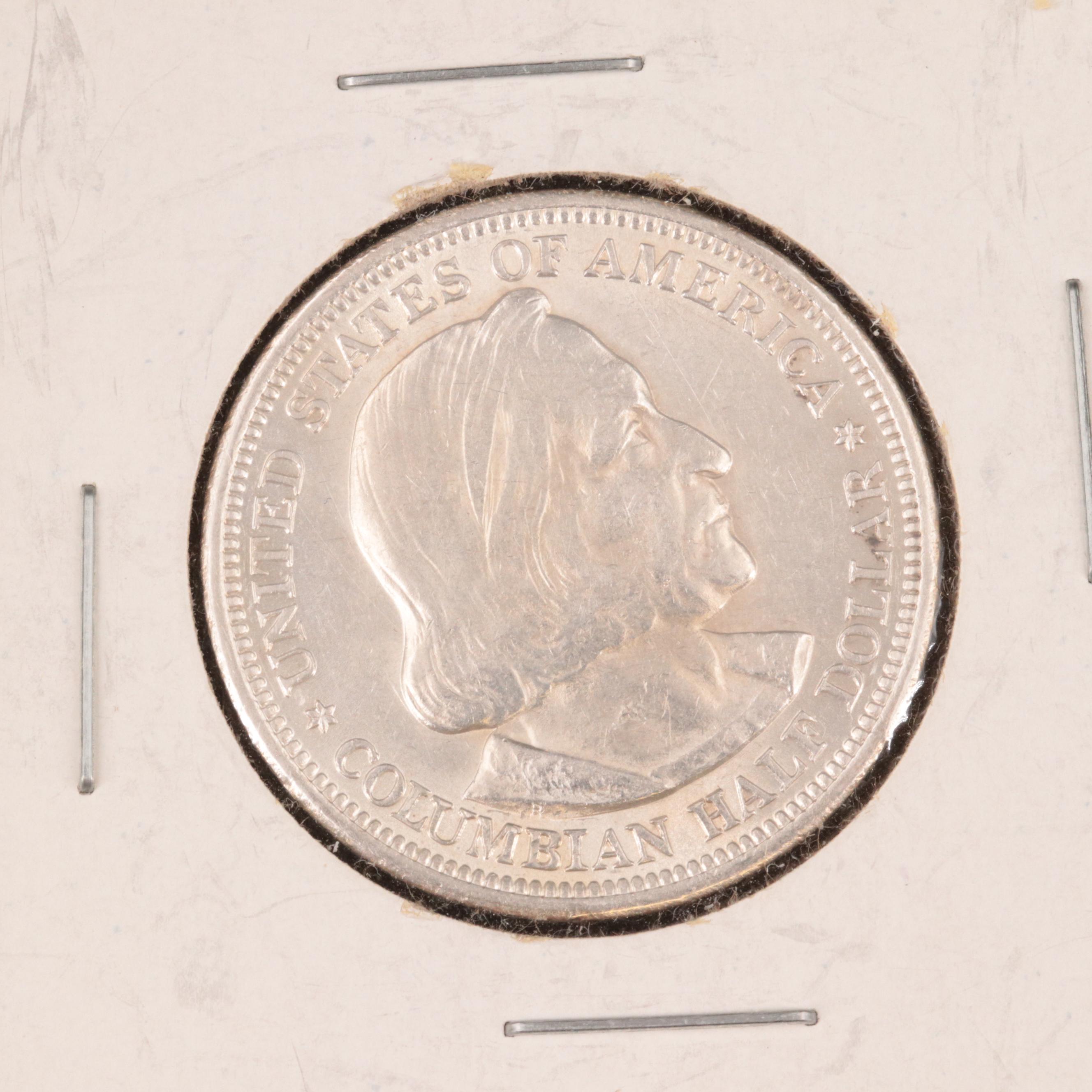 Three 1893 Columbian Exposition Commemorative Silver Half Dollars