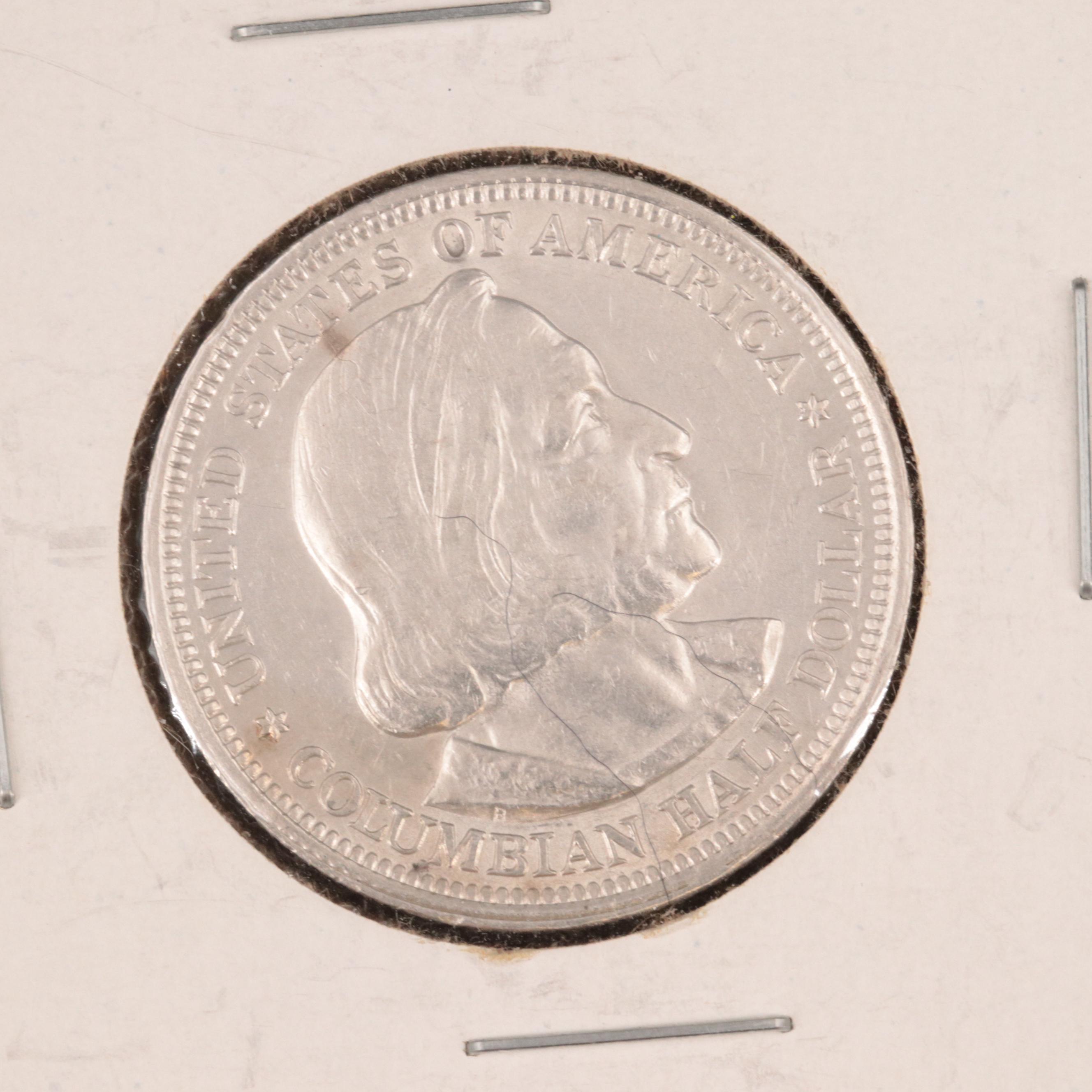 Three 1893 Columbian Exposition Commemorative Silver Half Dollars