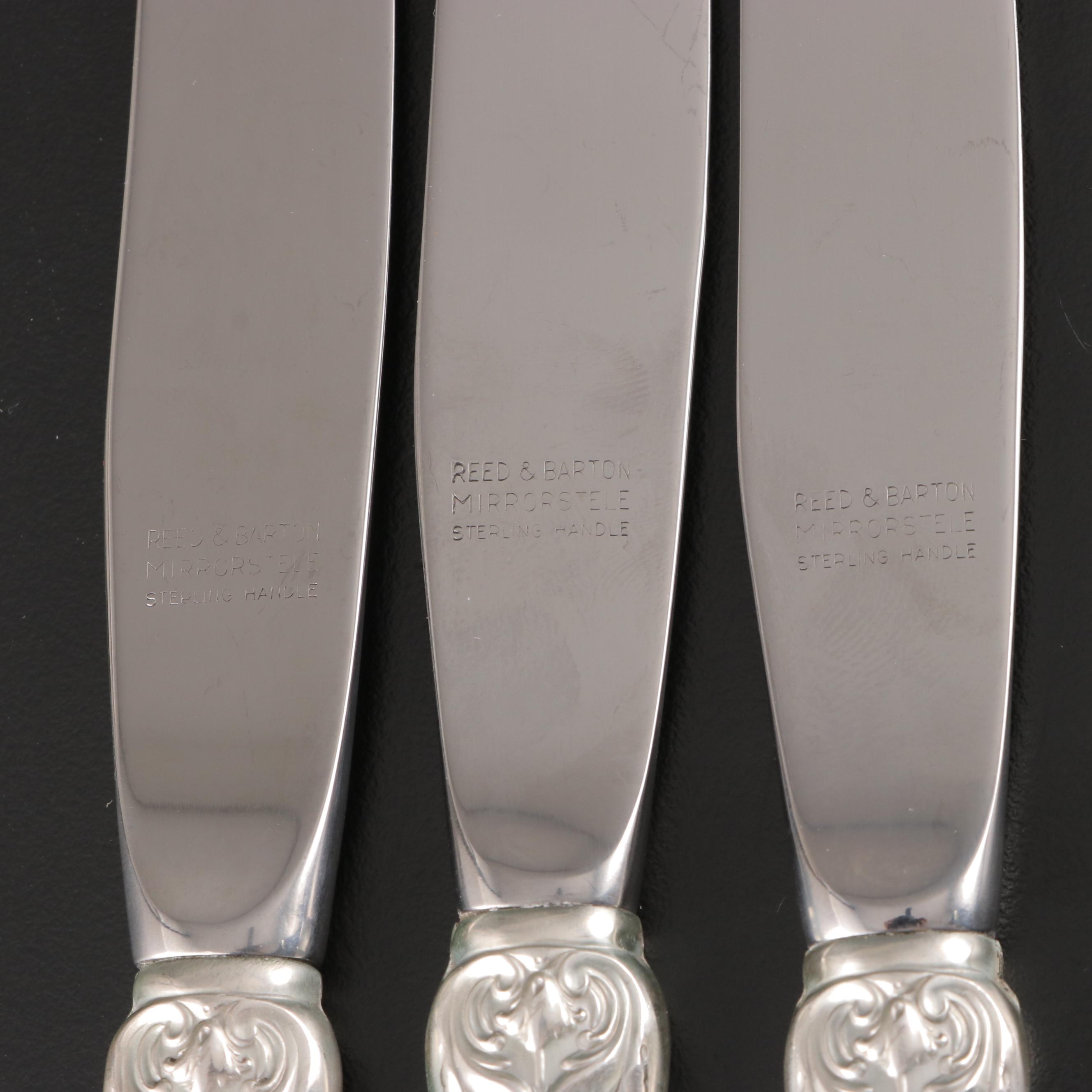 Reed & Barton "Francis I" Sterling Silver Handled Dinner Knives