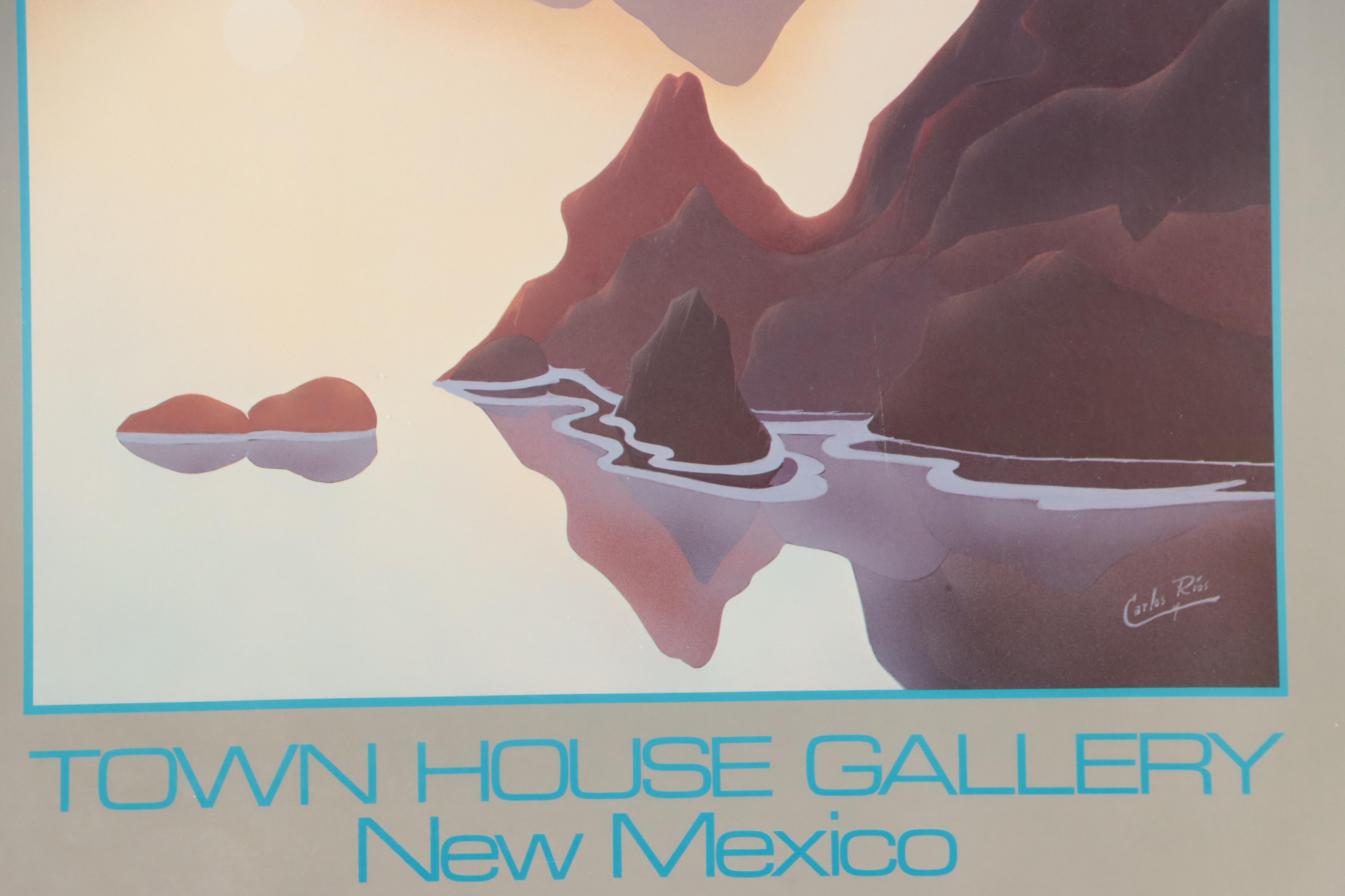 Town House Gallery Carlos Rios Exhibition Poster
