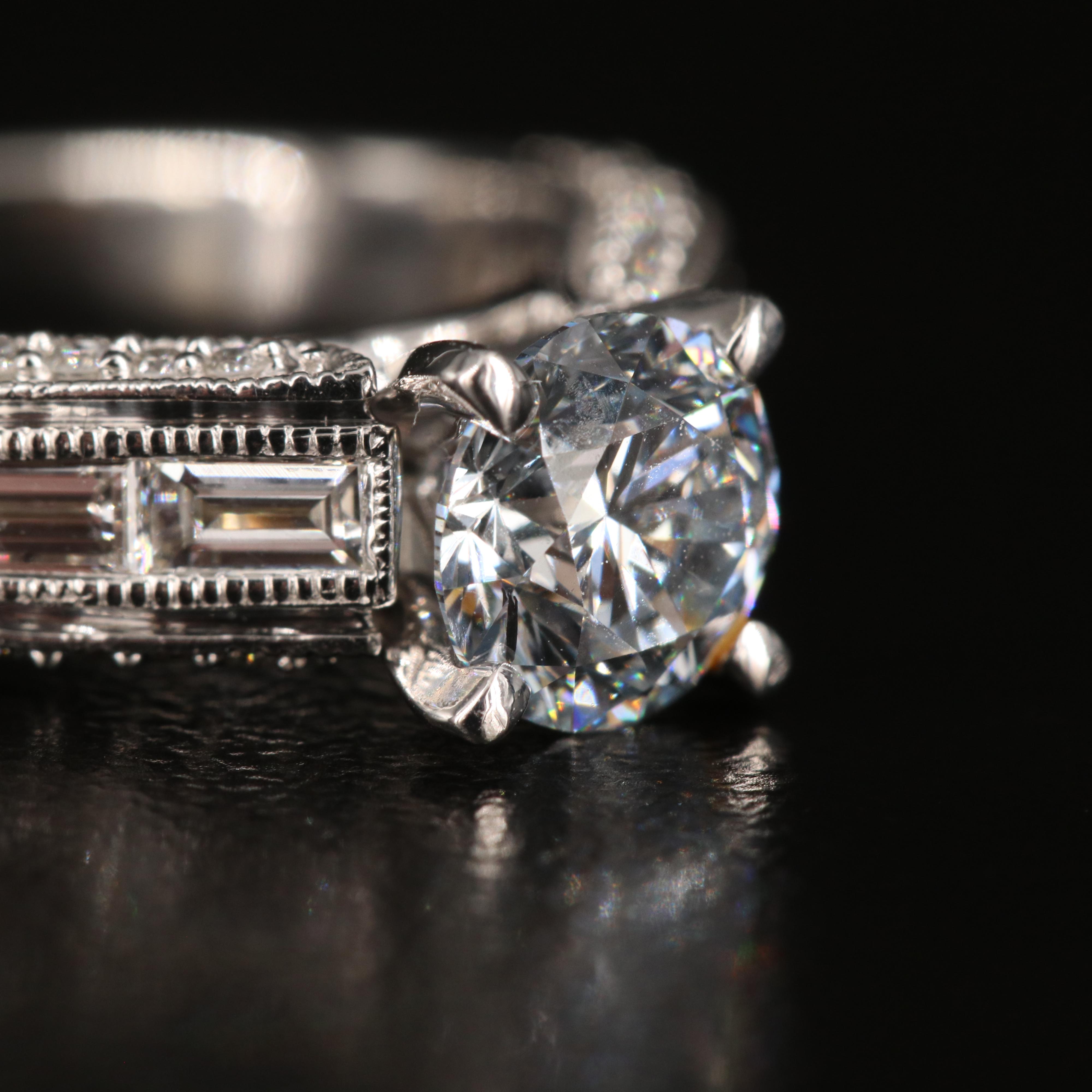 14K 1.54 CTW Lab Grown Diamond Ring