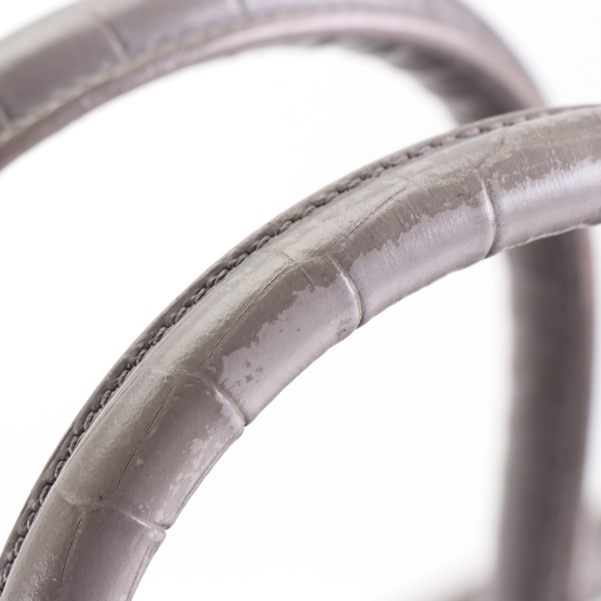 Saint Laurent Small Sac de Jour Bag in Croc-Embossed leather