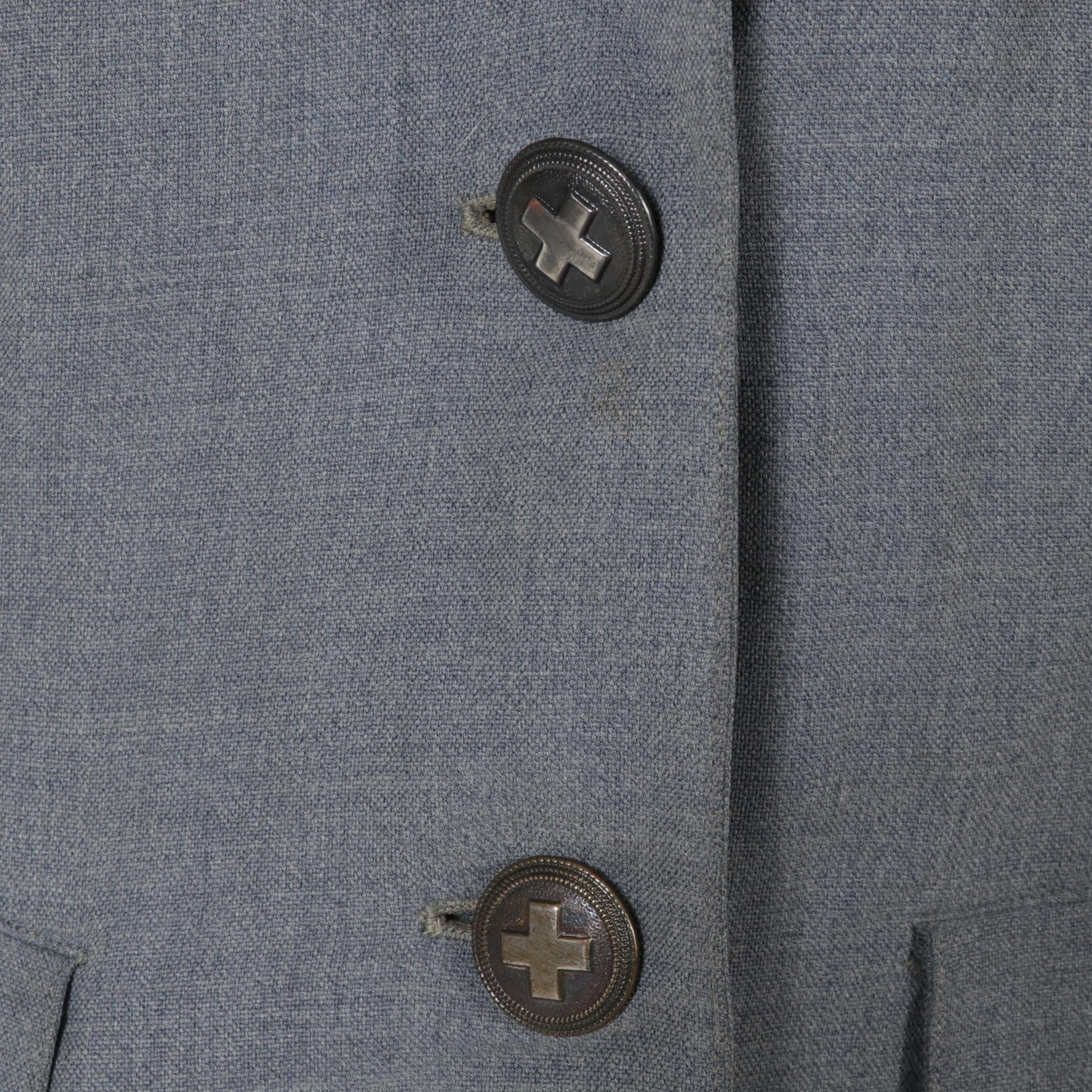 Women's American Red Cross WWII Era Volunteer Uniform, Early 20th Century