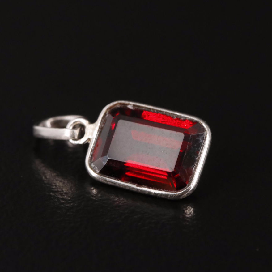 14K Garnet Pendant