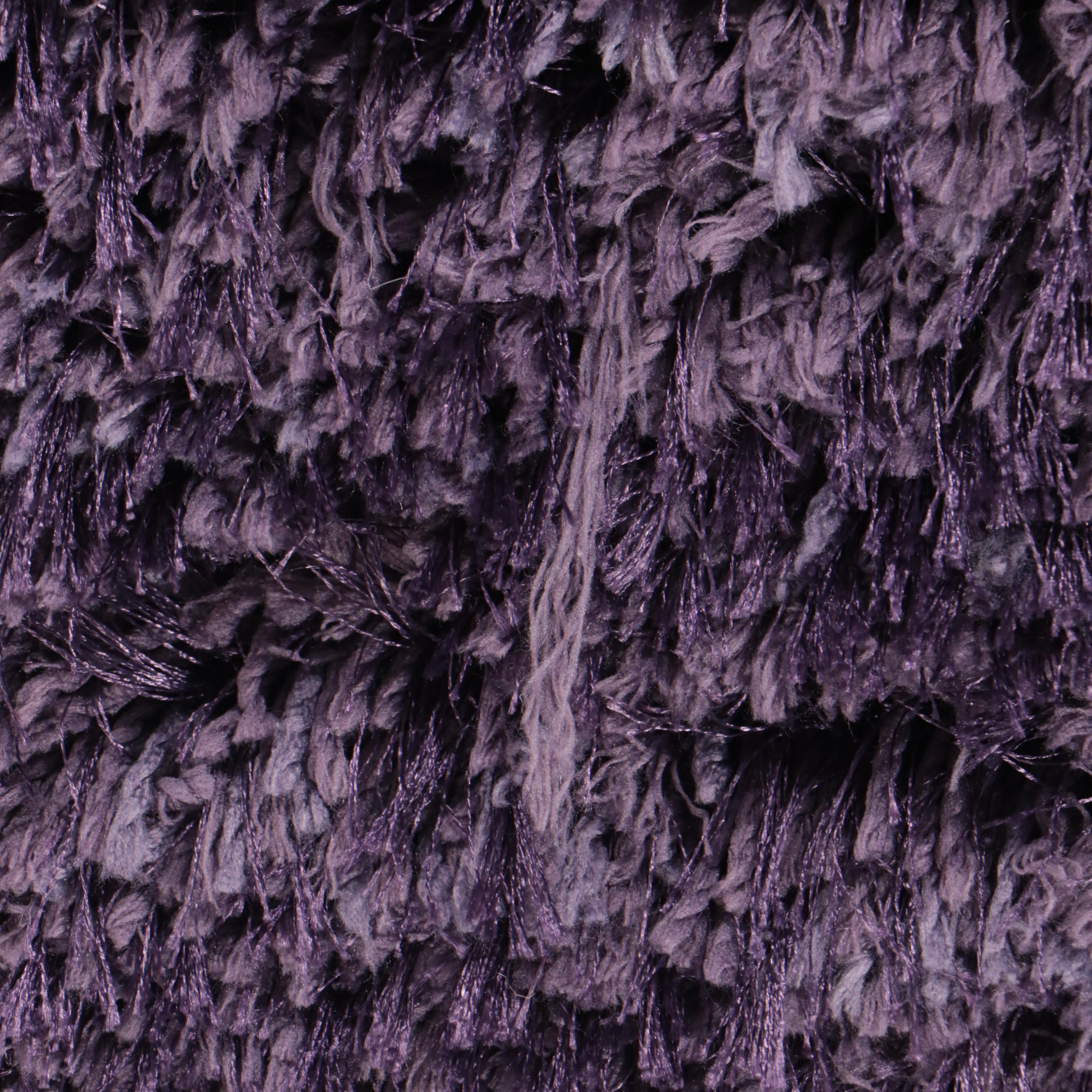 5'1 x 7'2 Hand-Tufted The Rug Gallery Purple Shag Area Rug