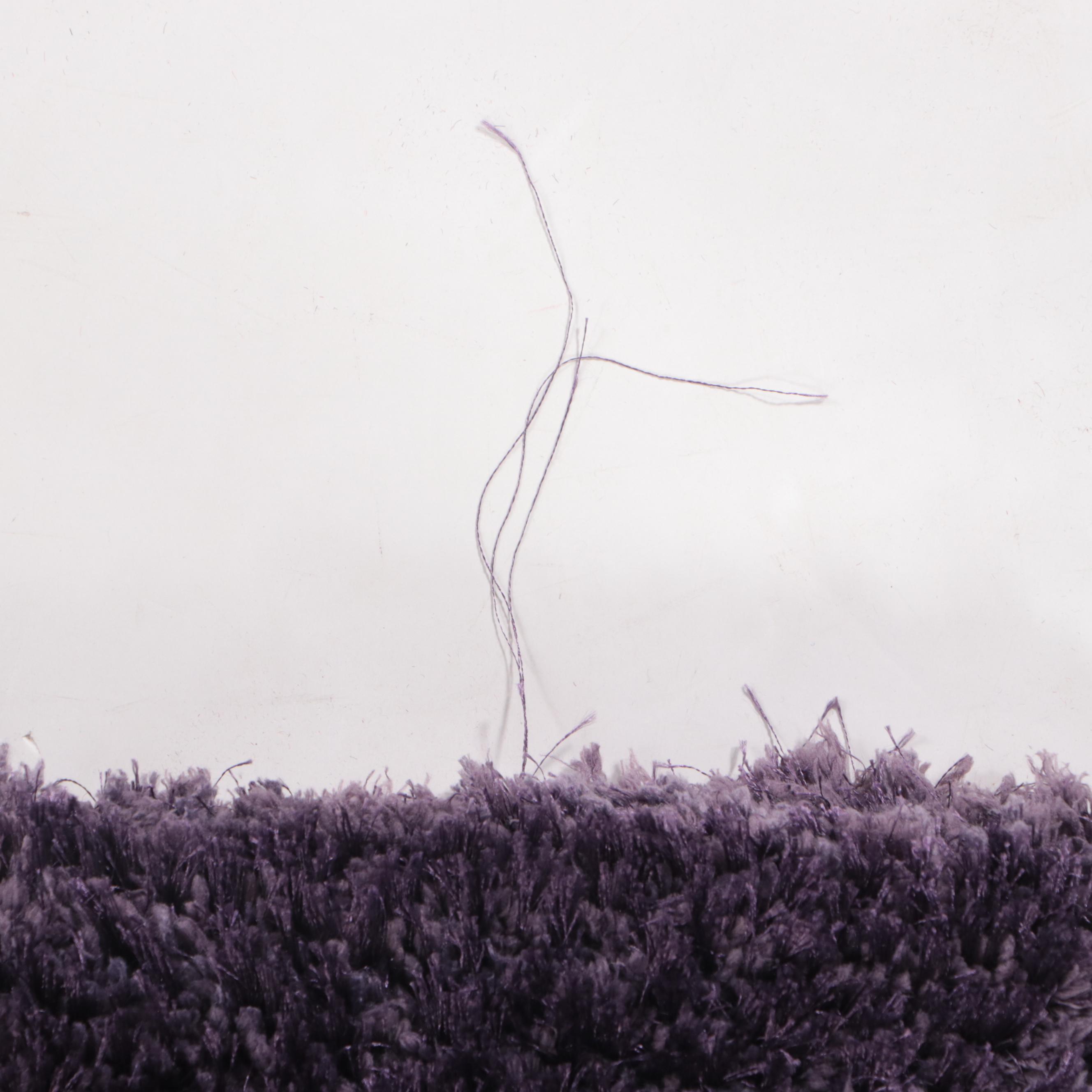 5'1 x 7'2 Hand-Tufted The Rug Gallery Purple Shag Area Rug