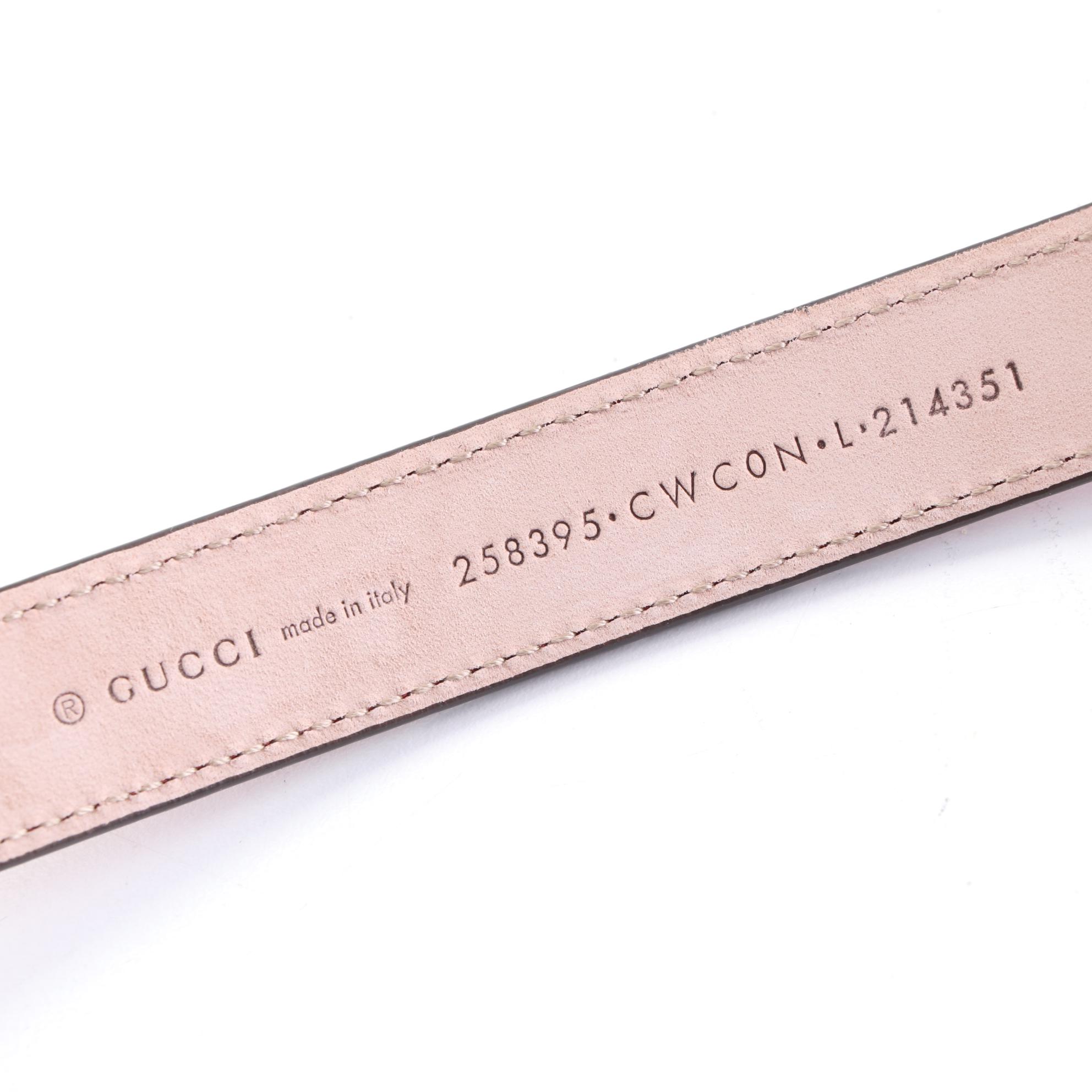 Children's Gucci GG Marmont Leather Belt